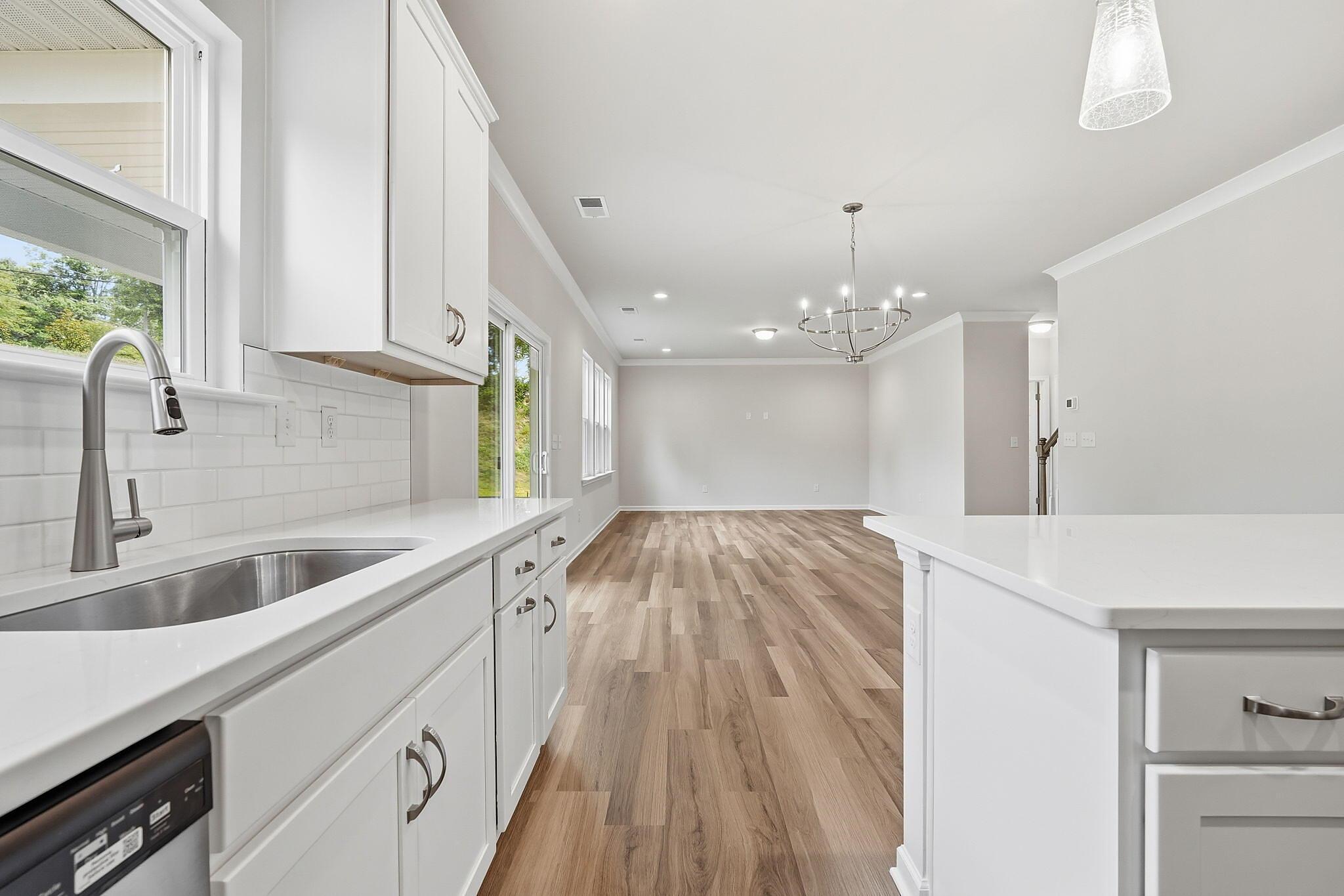 Kitchen, Dining & Family Room