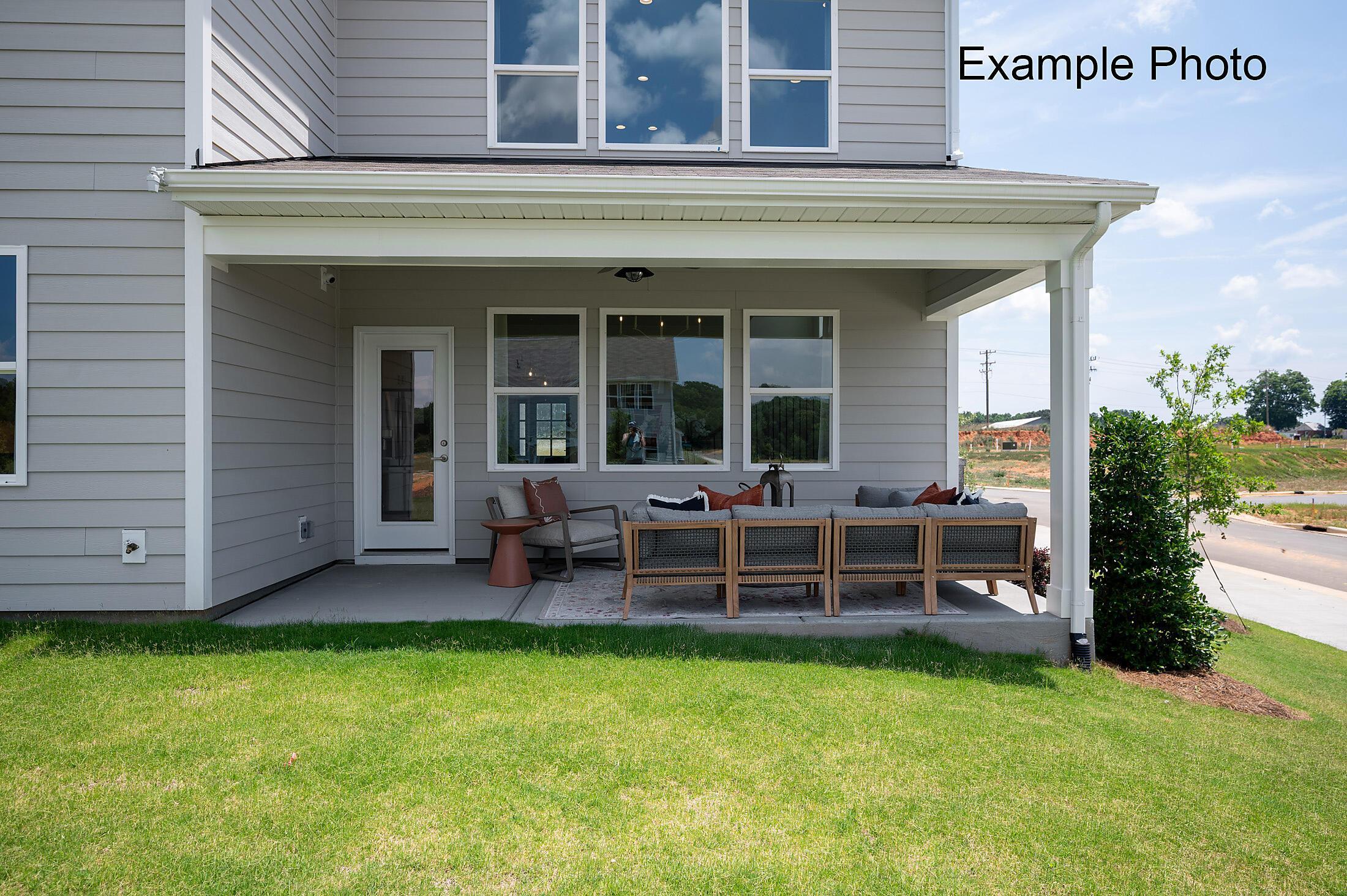 Rear Covered Patio - Example Image