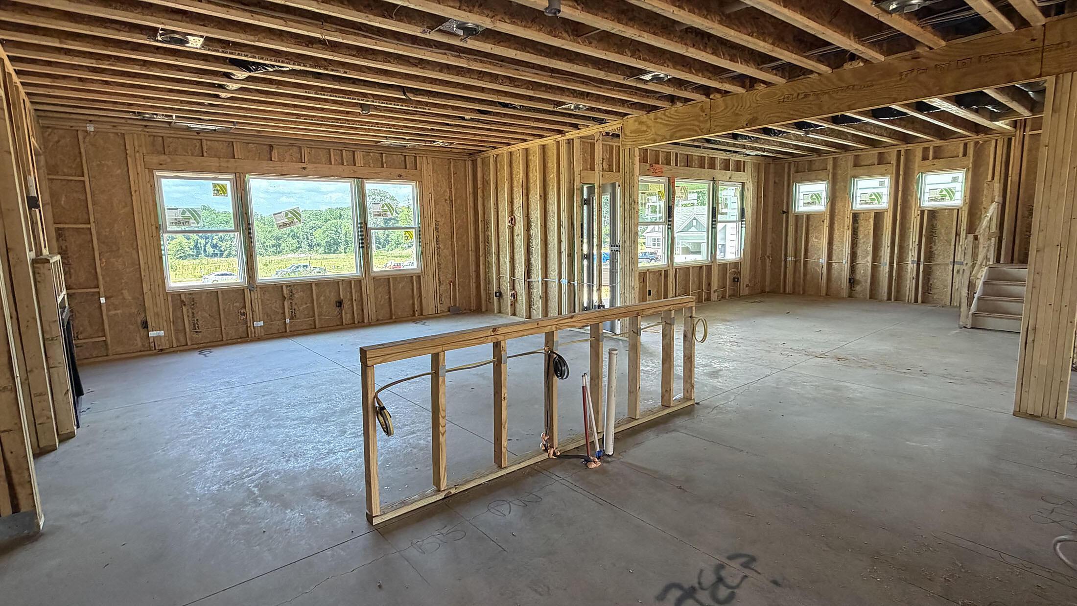 Kitchen, Dining & Family Room