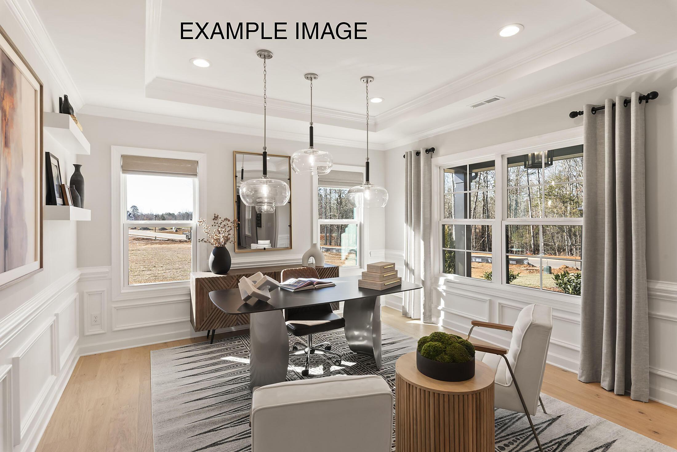 Study w Tray Ceiling - Example Photo