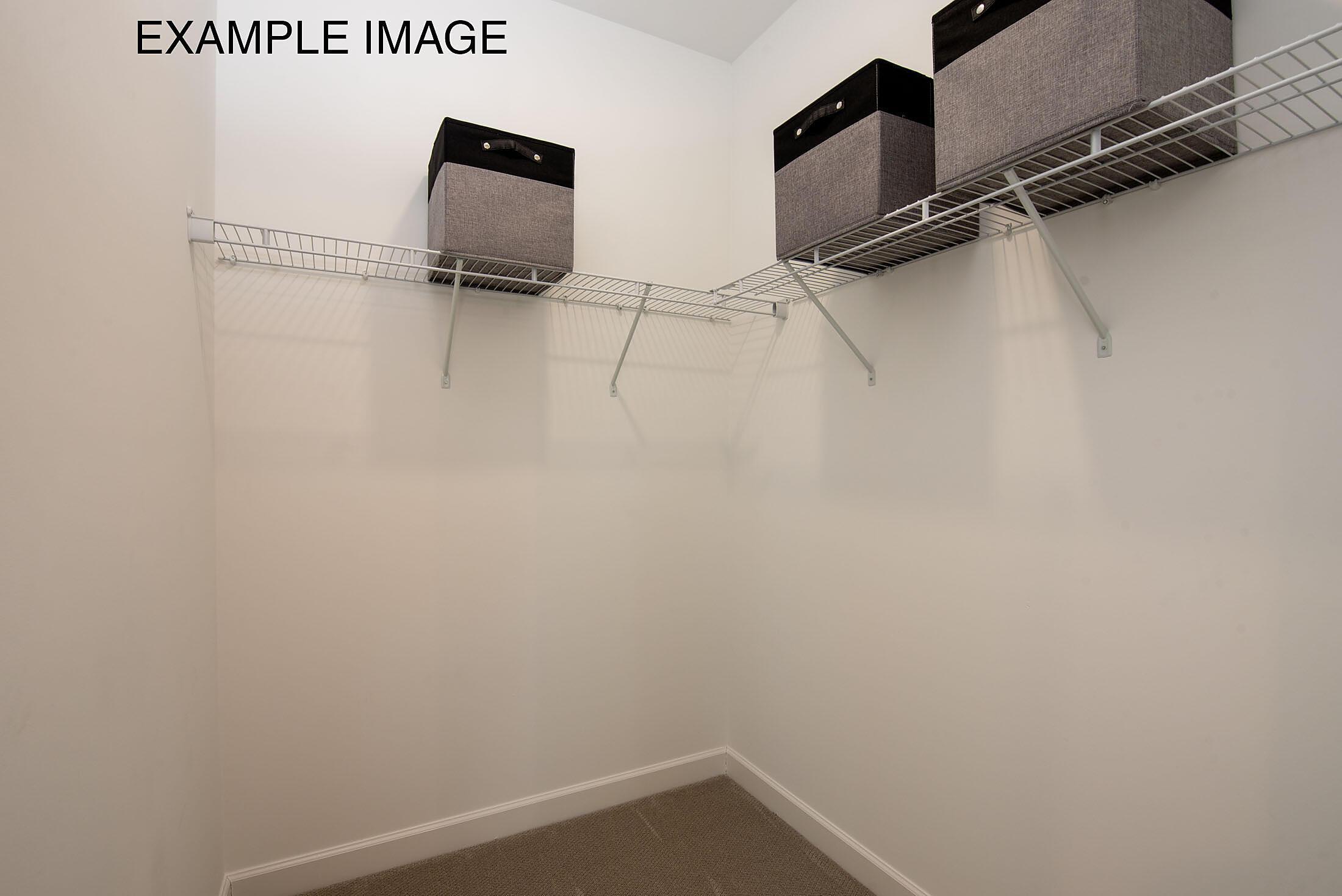 Bedroom 4 Walk-In Closet - Example Photo