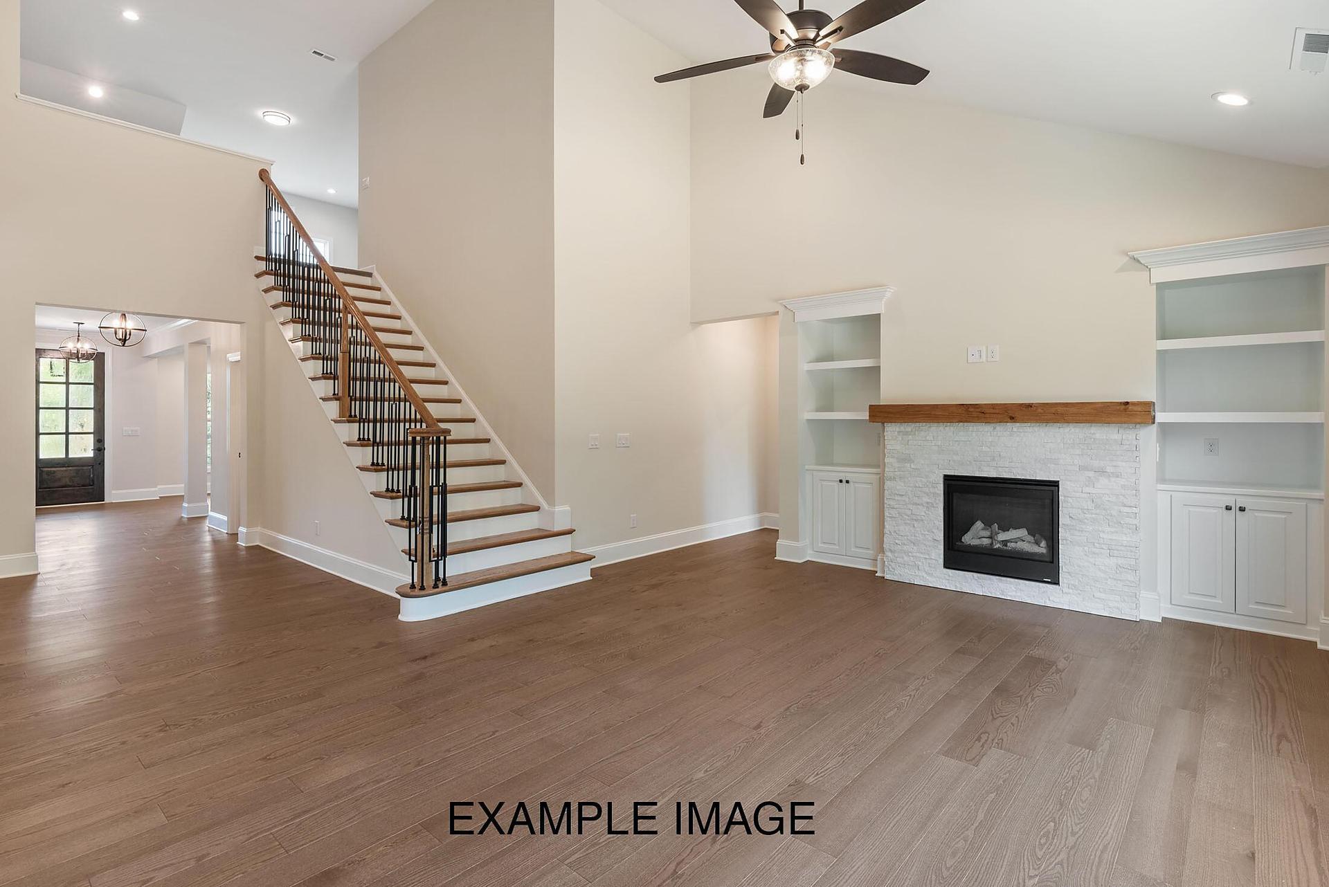 Family Room & Stairs - Example Image