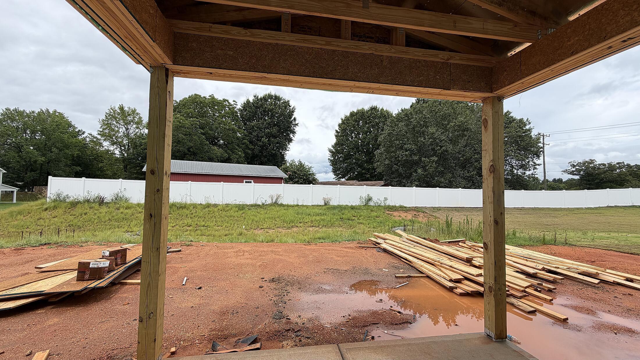 Rear Covered Patio