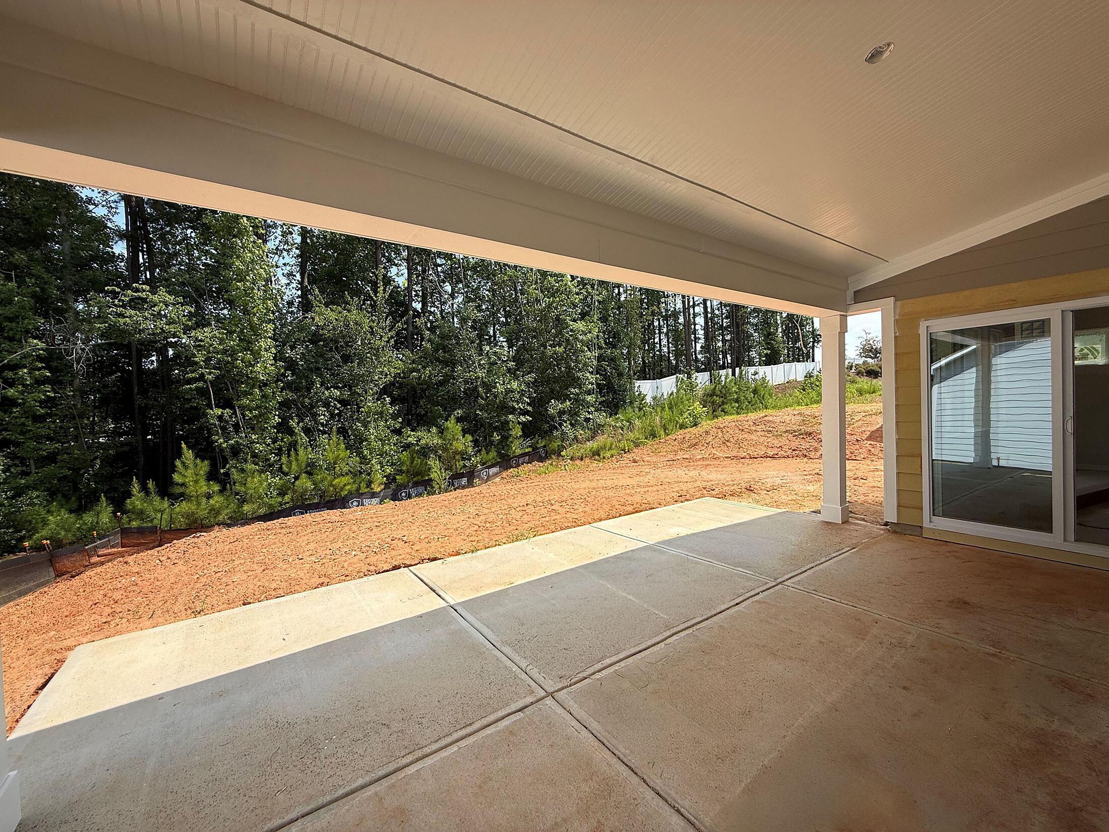 Rear Covered Patio w Extended Patio