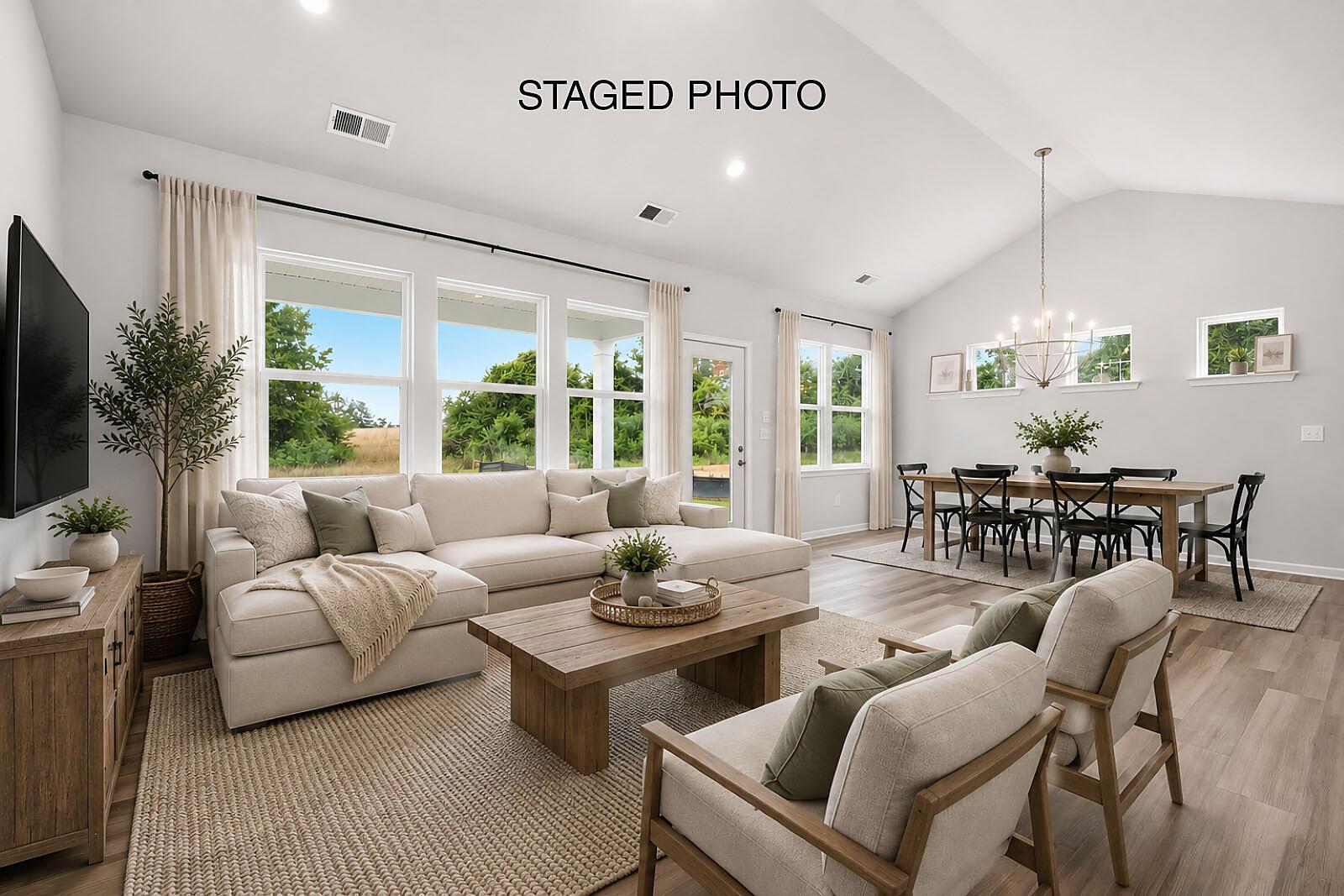 Family Room & Breakfast area - Staged