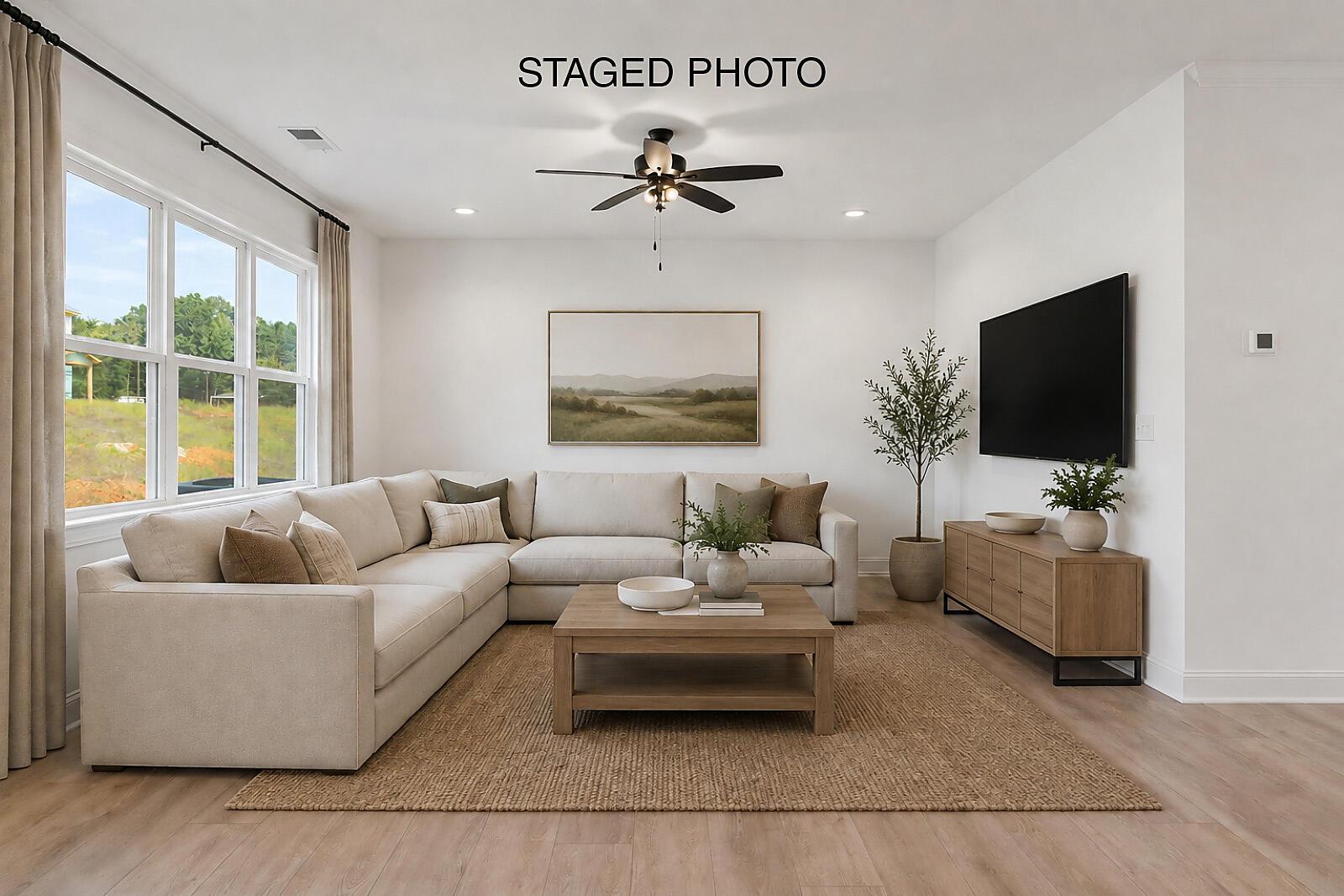 Family Room - Virtually Staged
