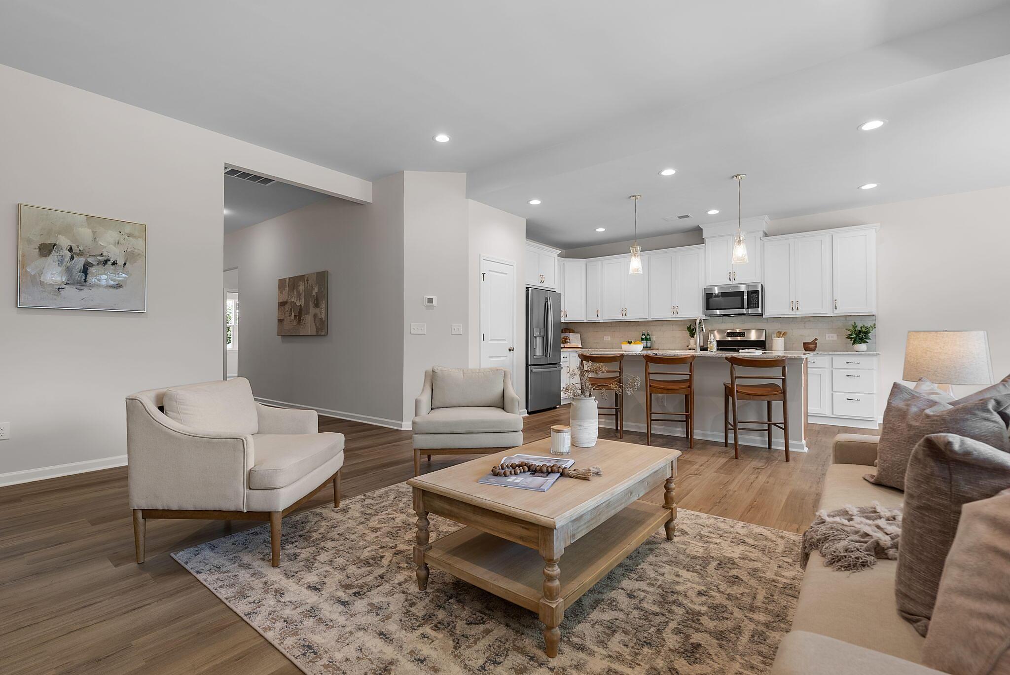 Family Room & Kitchen