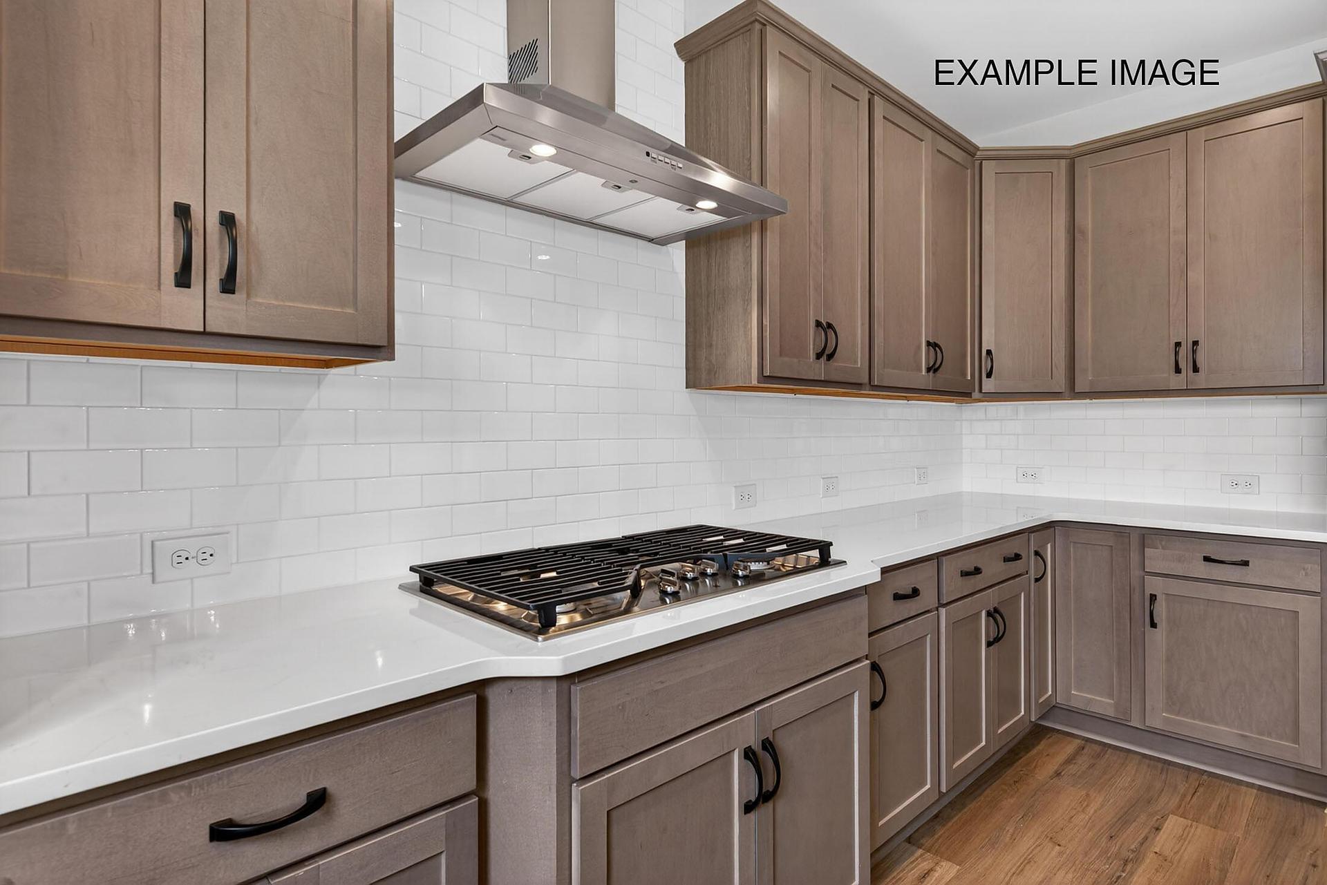 Gas Cooktop & Hood - Example Image