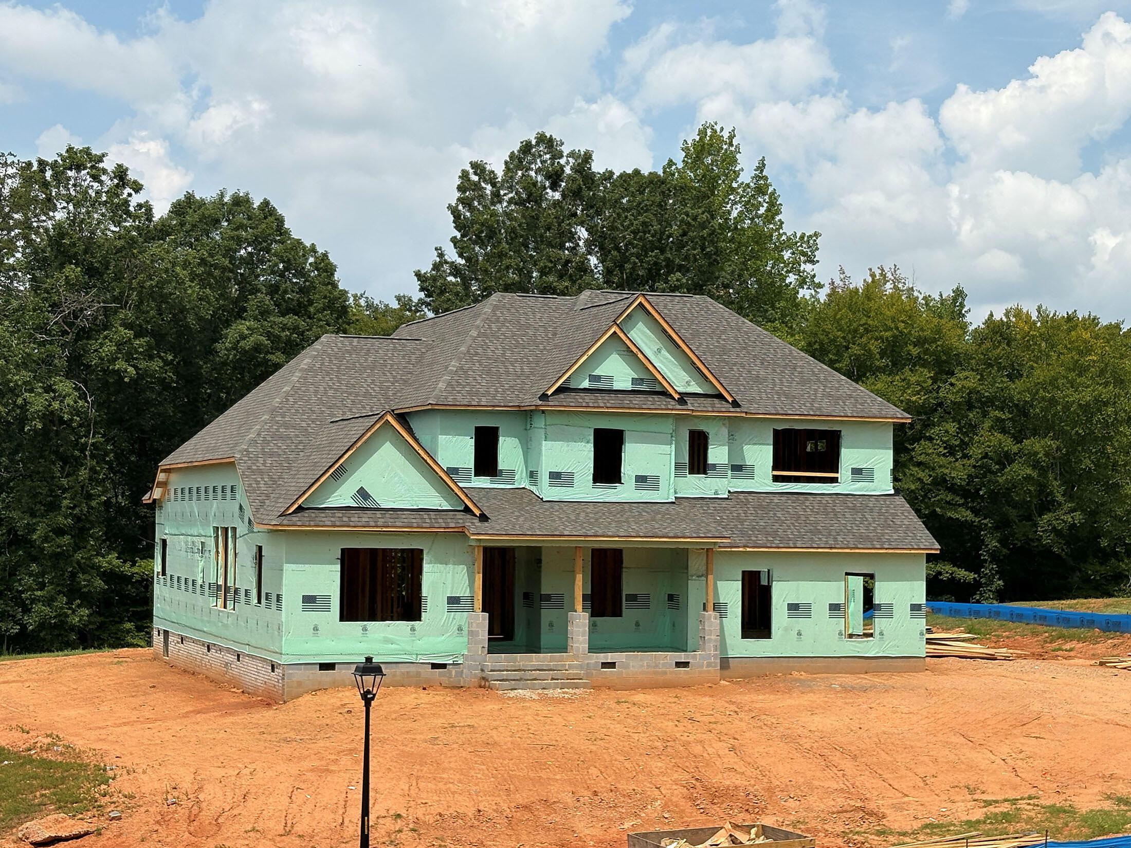 Front of Home w Rear Wooded Views