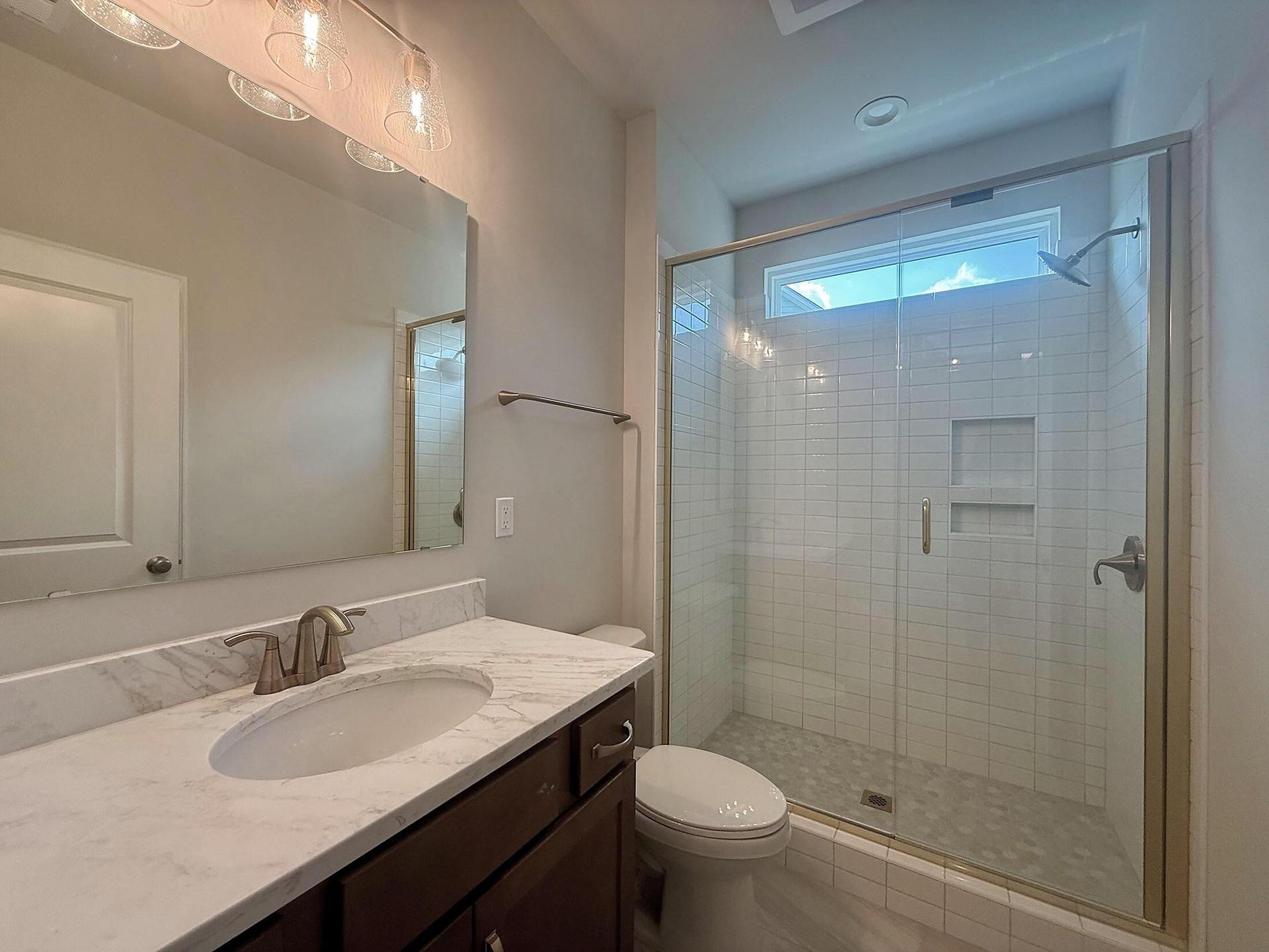Bath 3 with Tiled Shower - First Floor