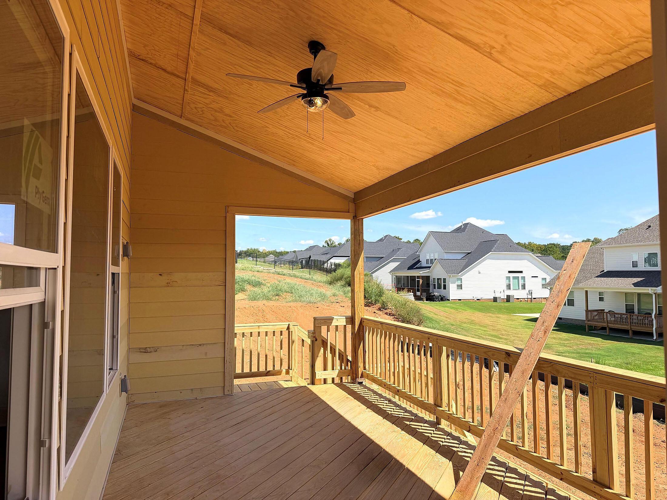 Rear Covered Deck