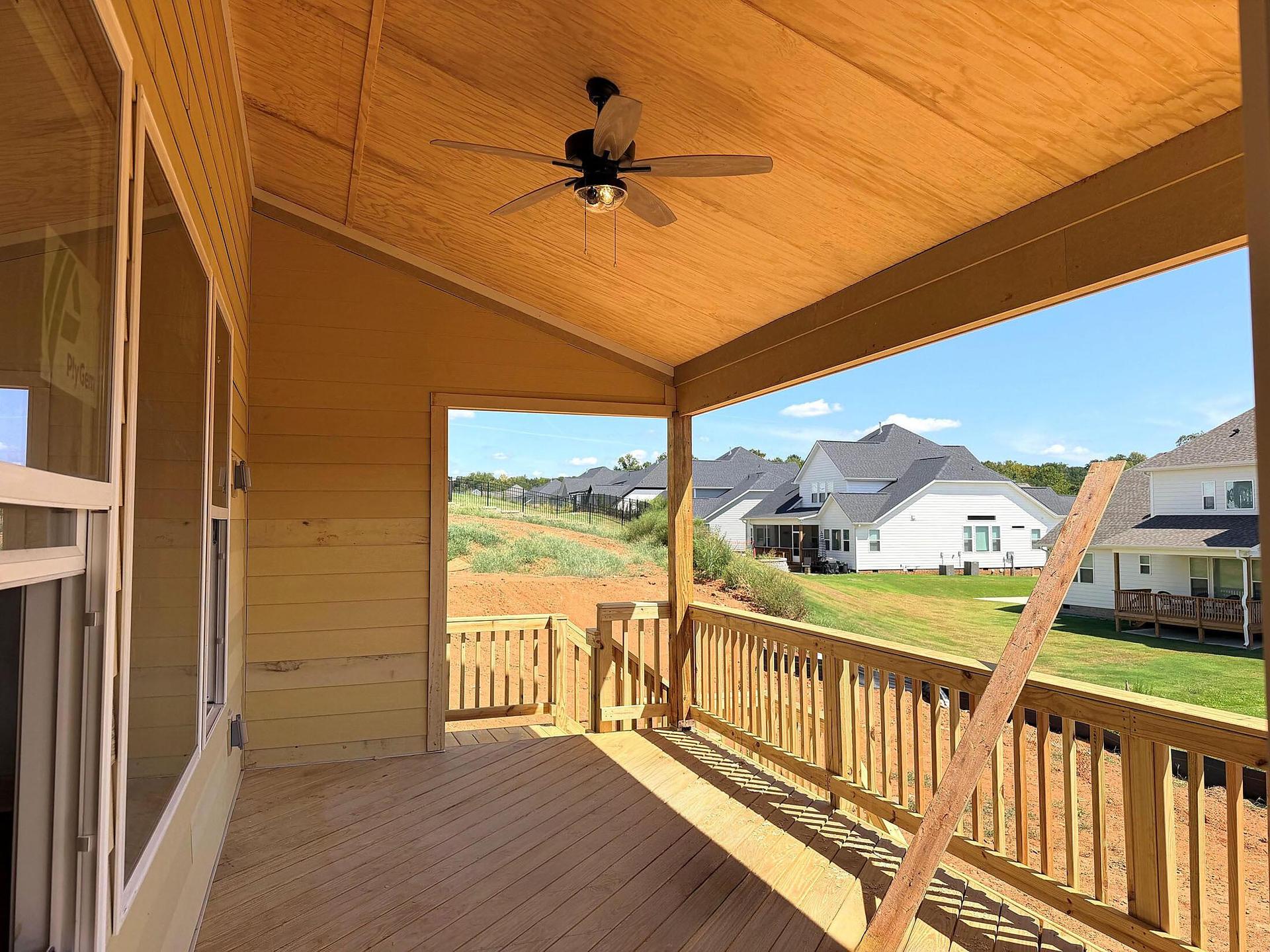 Rear Covered Deck