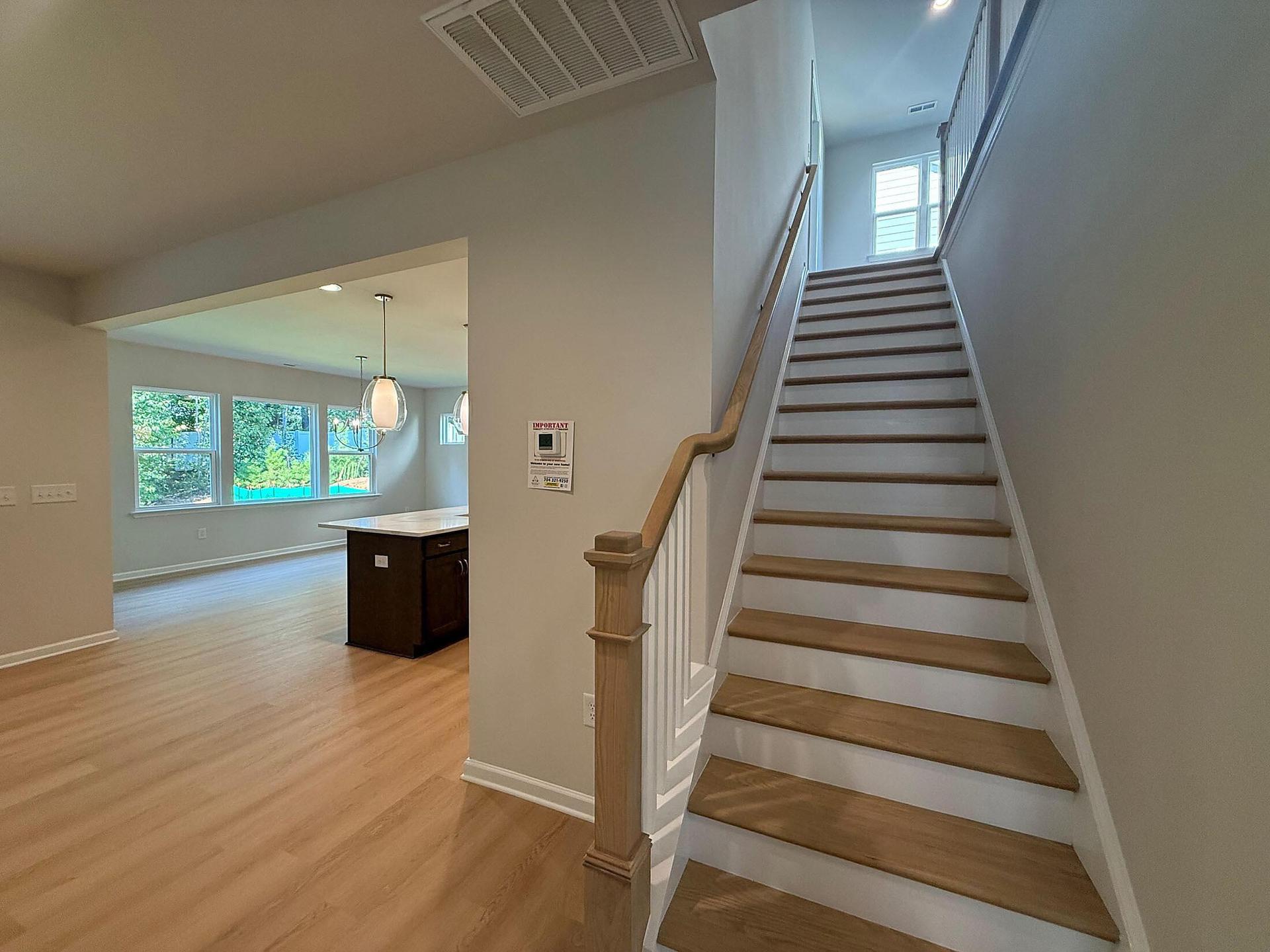 Stairs with Oak Treads