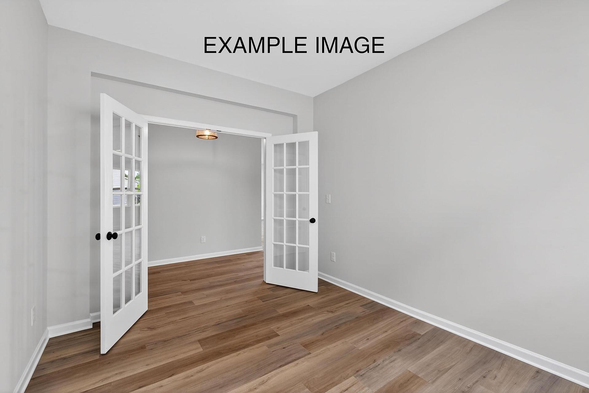 Flex Room w French Doors - Example Image