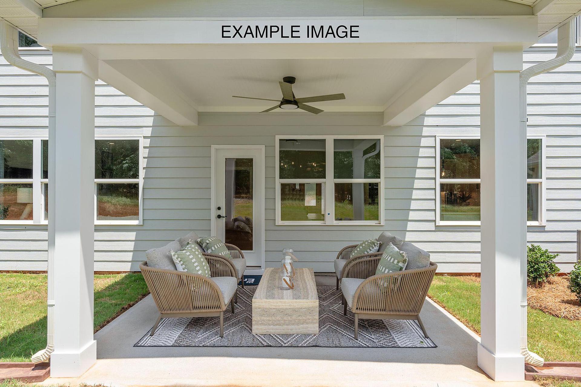 Rear Covered Patio - Example Image