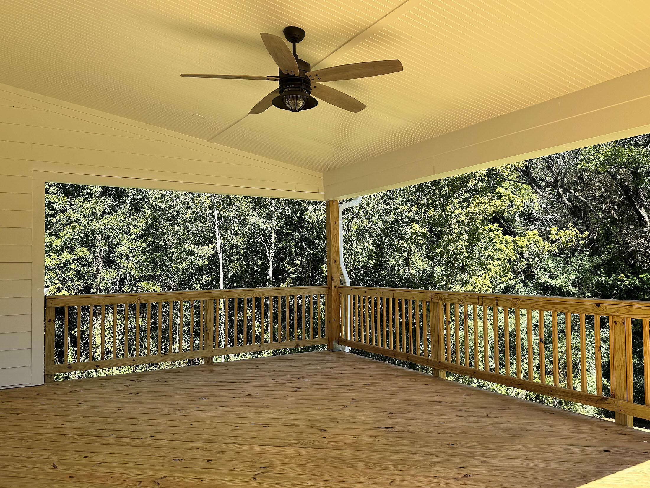 Rear Covered Deck