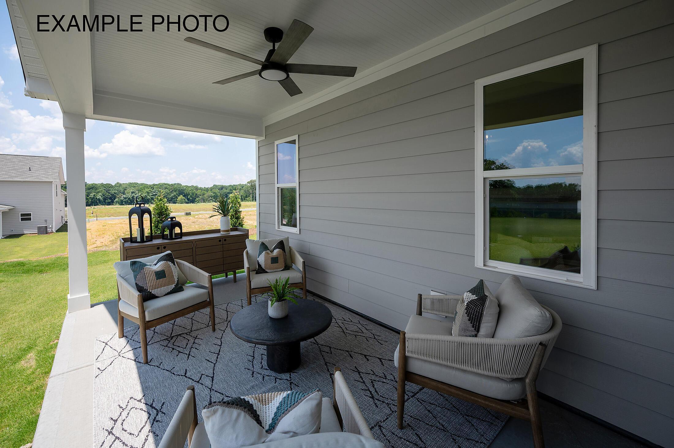Rear Covered Patio - Example Image