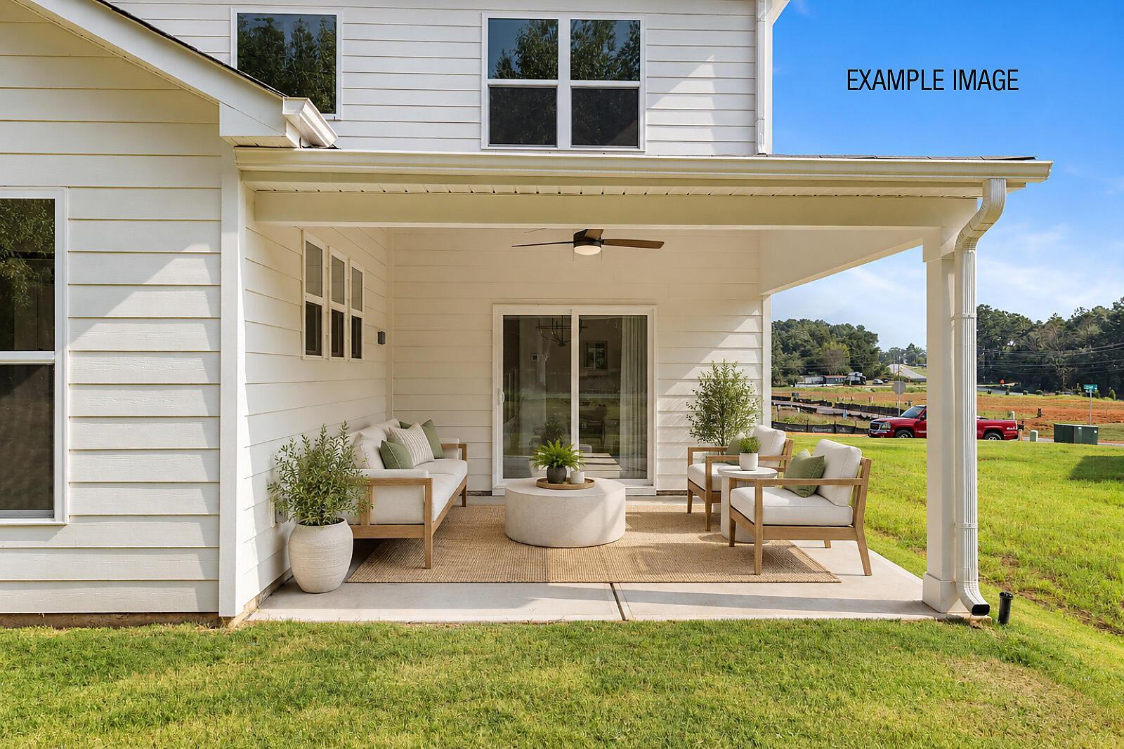 Rear Covered Patio - Example Image
