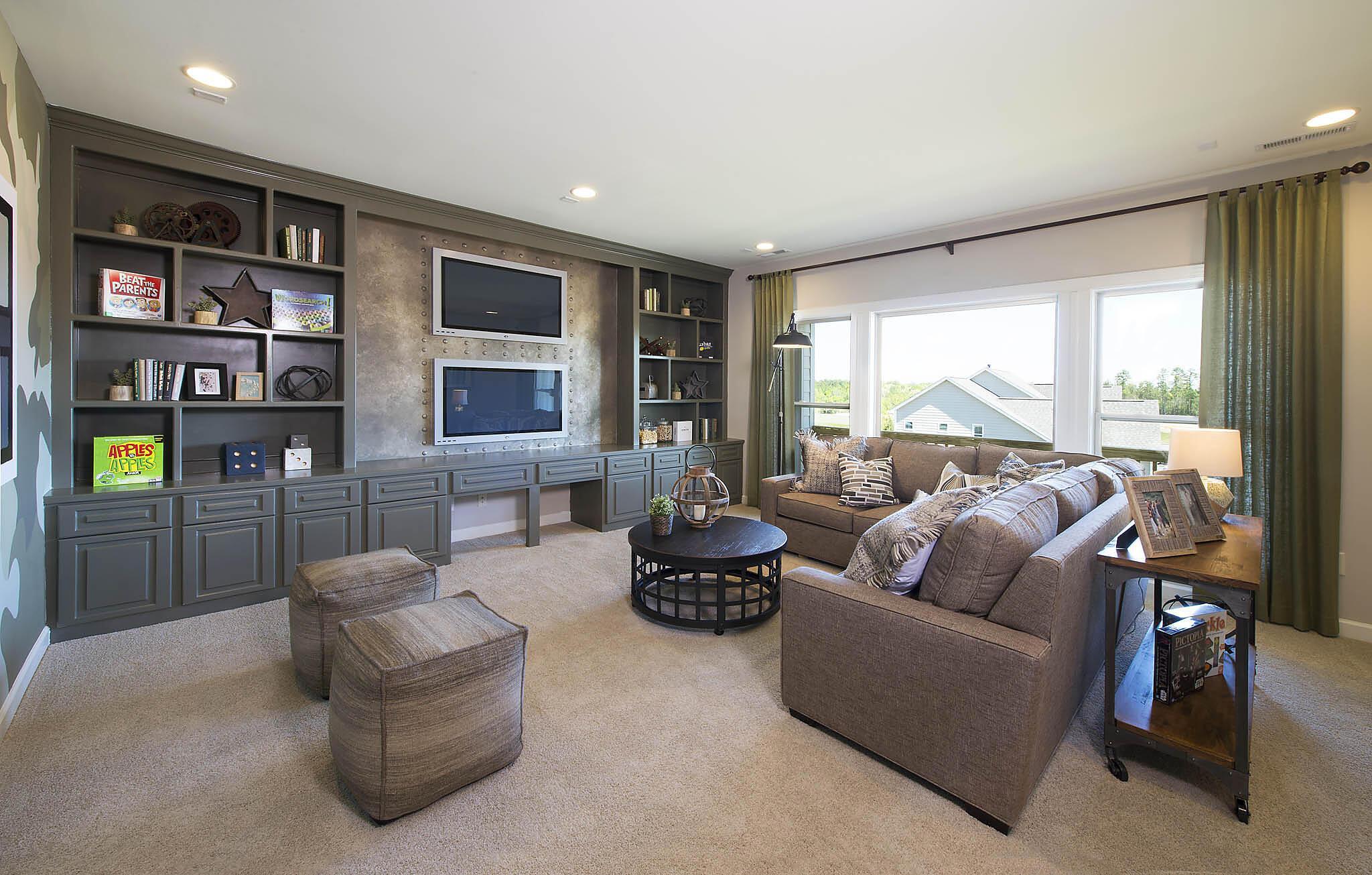 Rec Room w/ Designer Built-ins