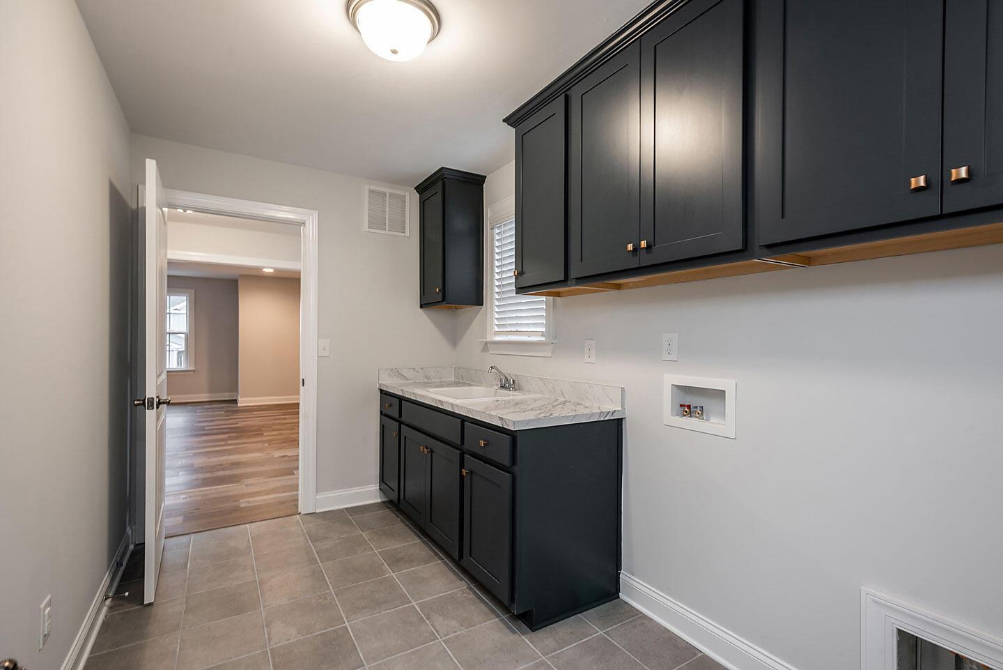 Laundry with optional cabinets