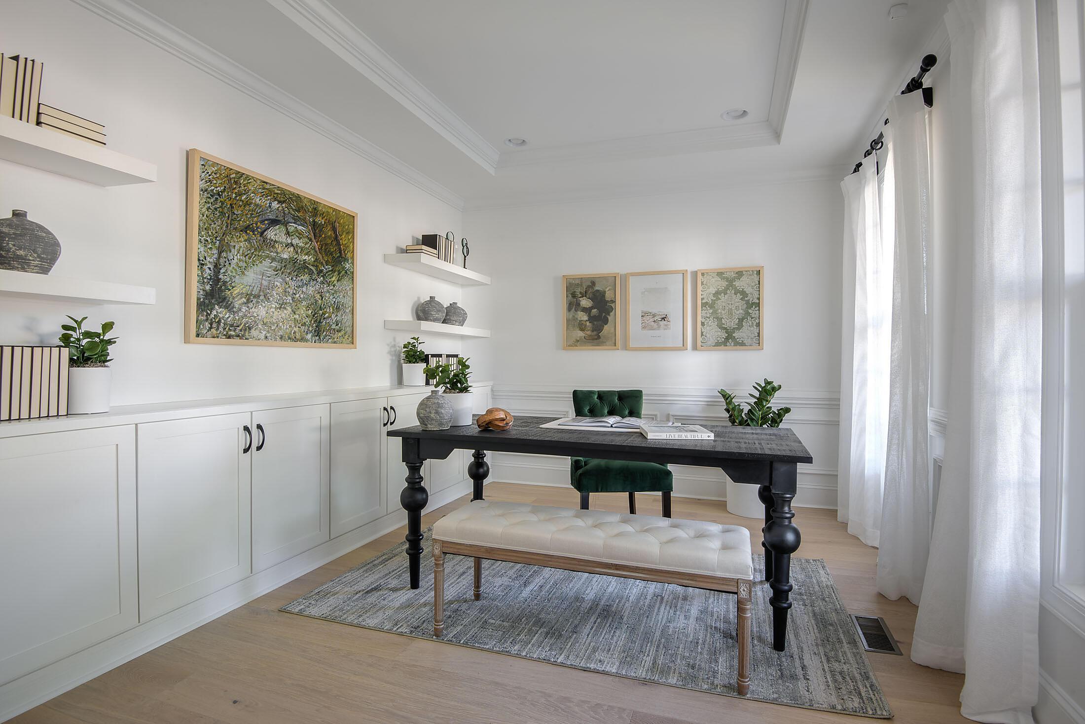 Study - Built-ins & Tray Ceiling options
