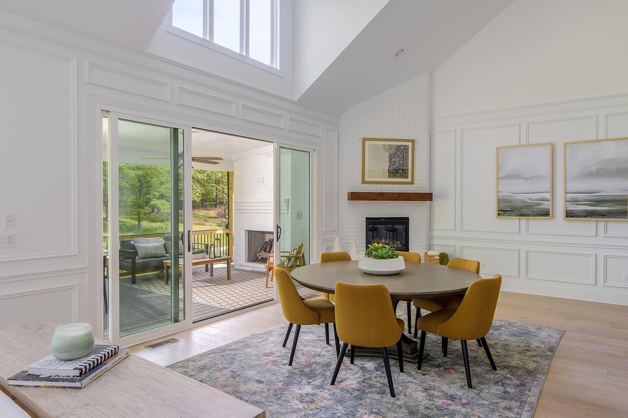 Morning - Fireplace & doors options