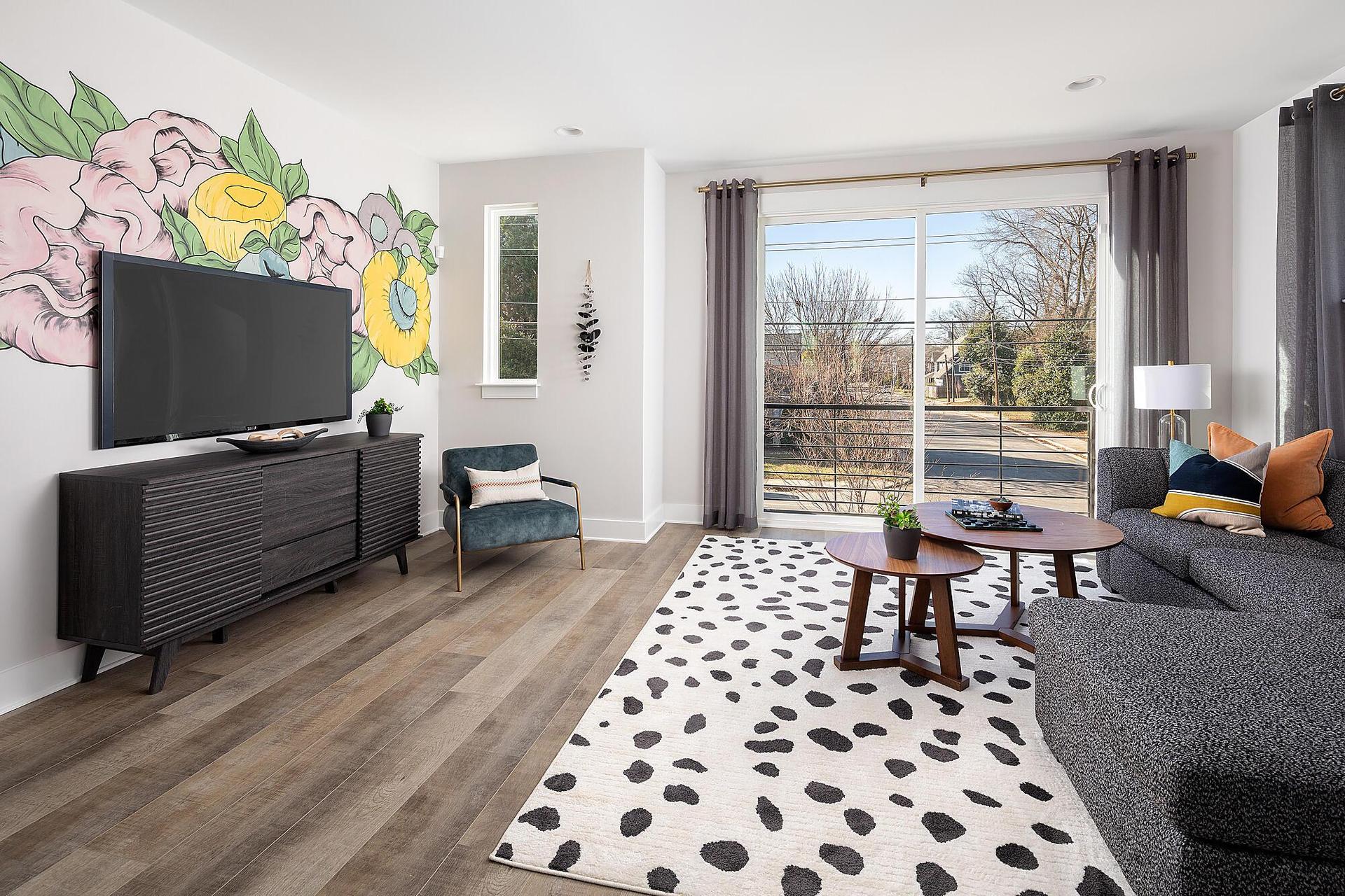 Family Room - Sorrento plan at Caswell
