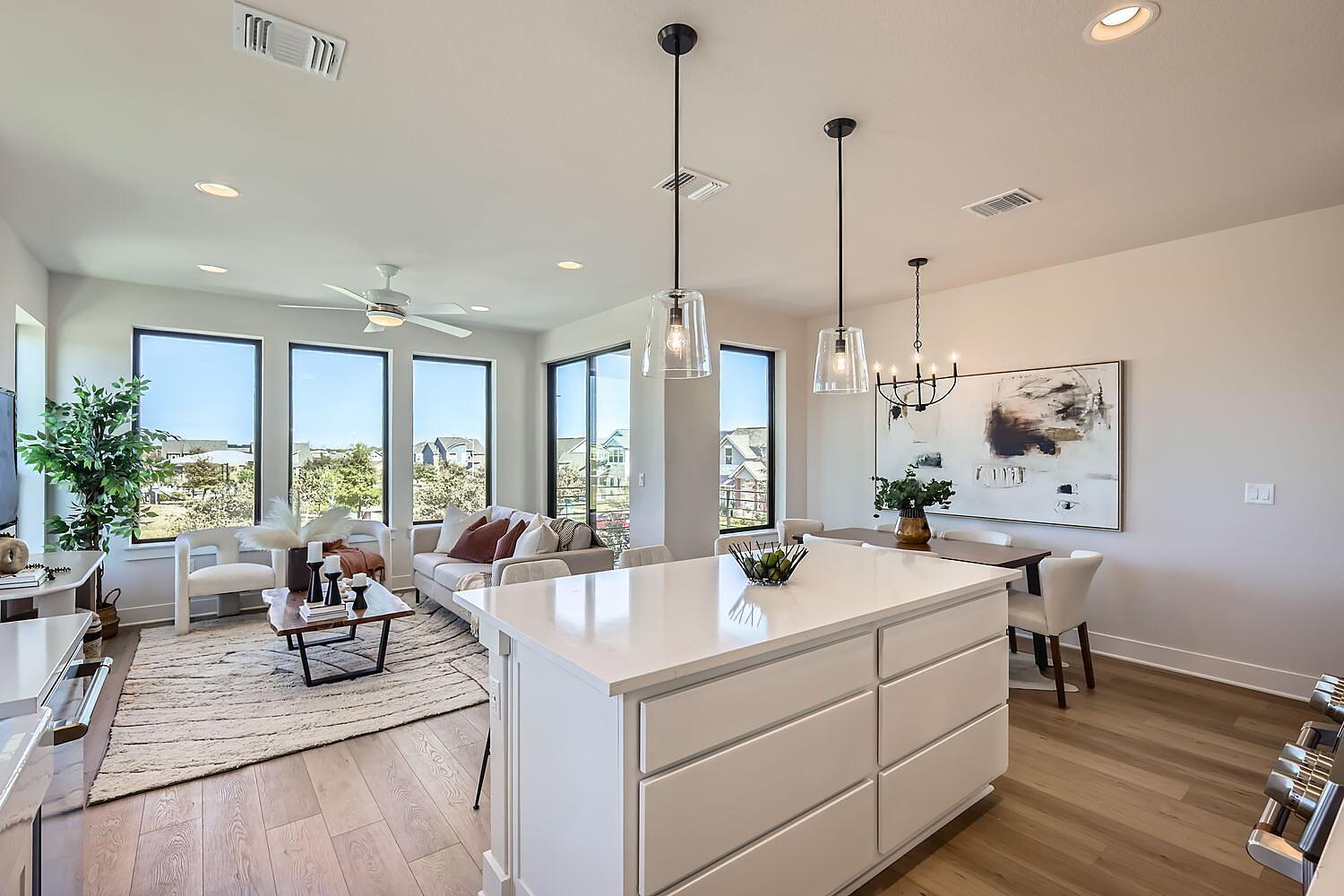 Second Floor Kitchen Living Dining