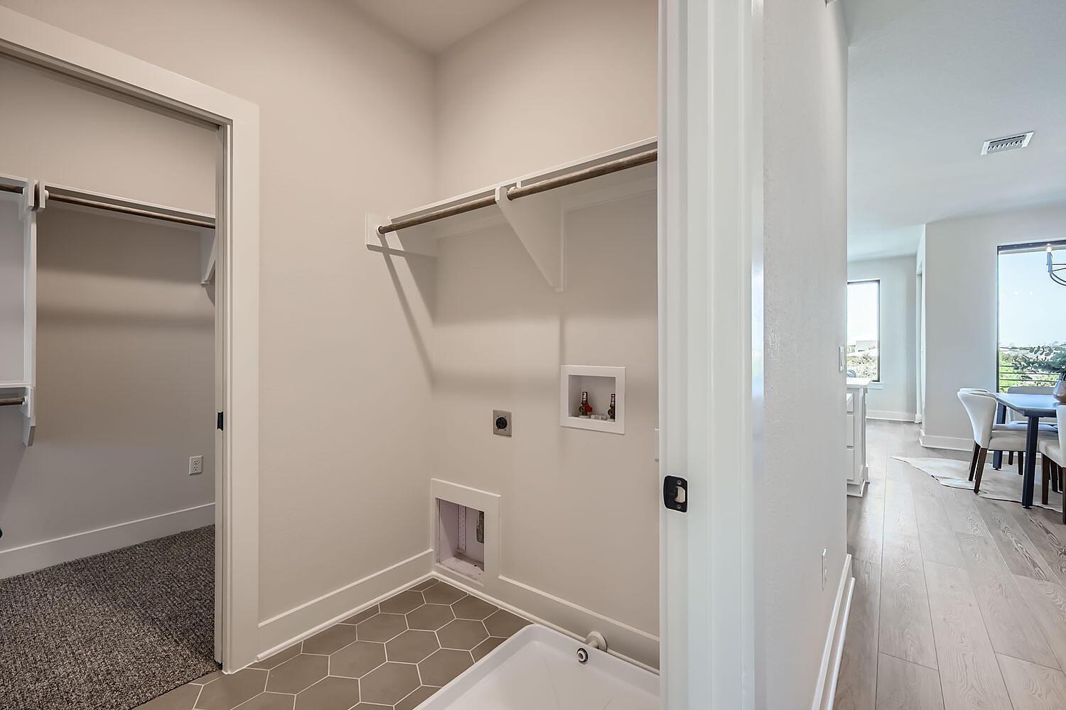 Second Floor Laundry Room off Primary
