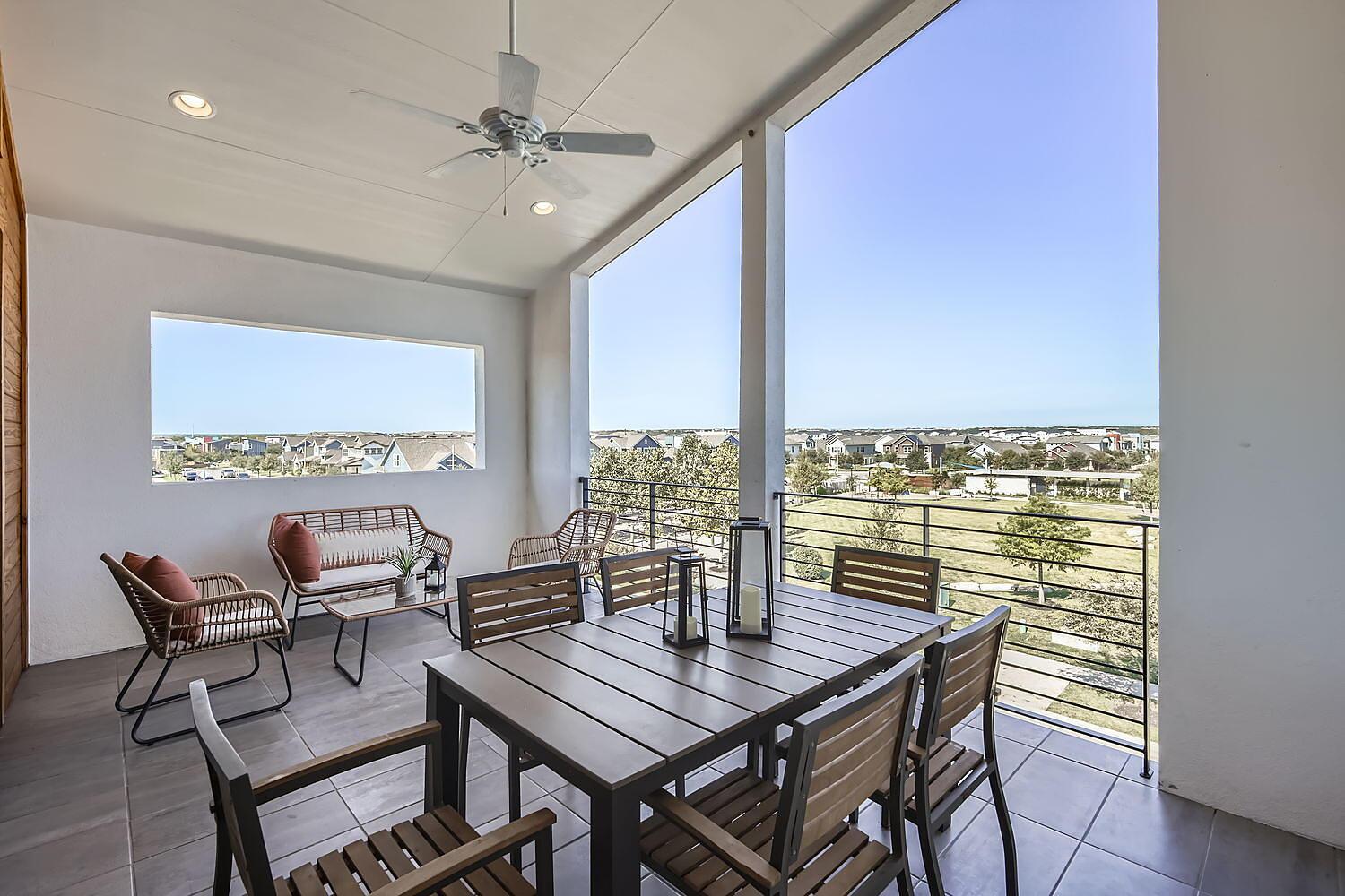 Third Floor Covered Balcony