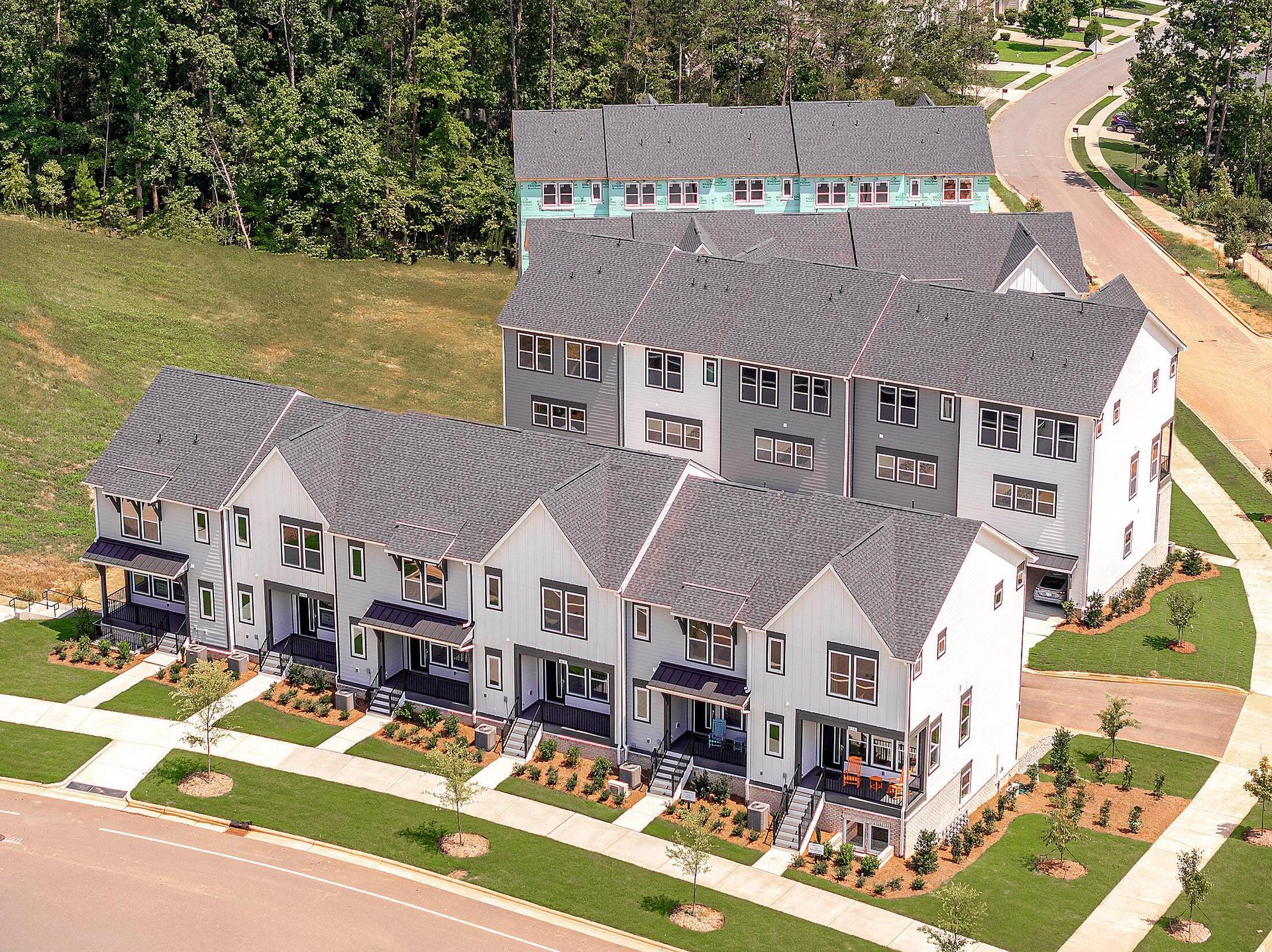 3-story townhomes at Brixton