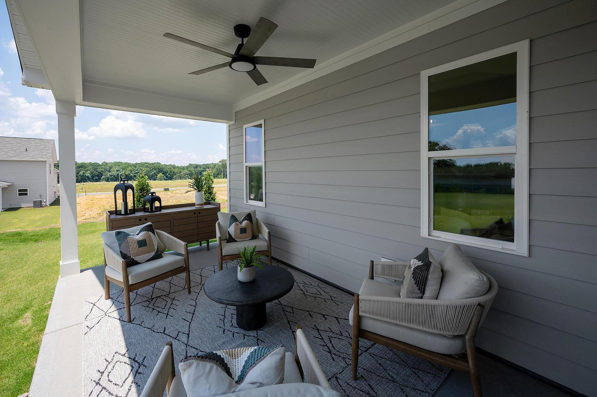 Rear Covered Porch