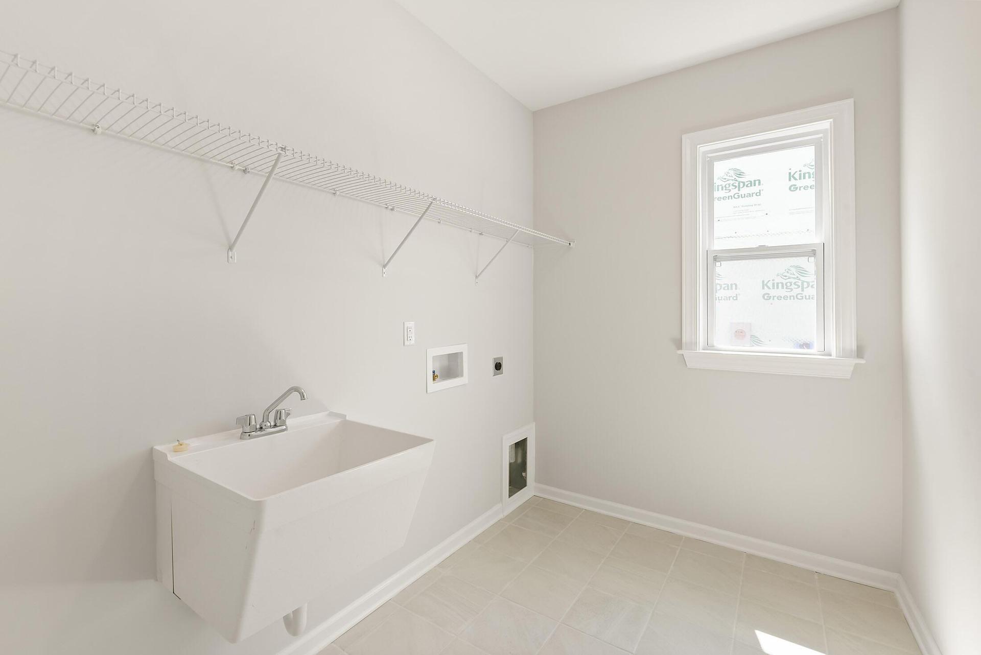 Laundry - optional drop-in sink