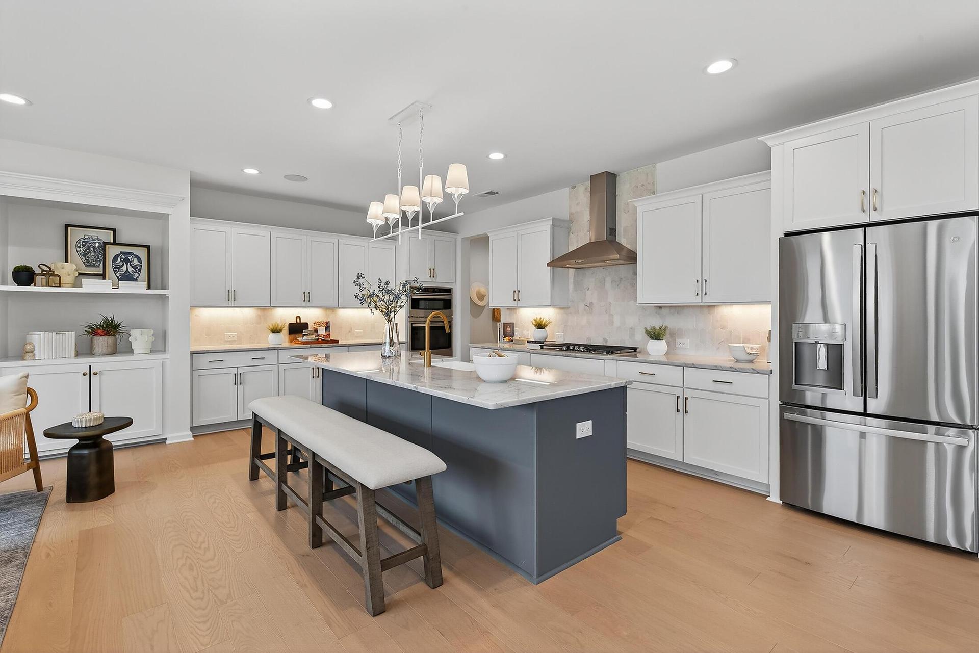Kitchen - opt split-cooking layout