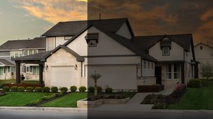 The Edgewater: Carport - Villas at Rowe: Pflugerville, Texas - Empire Homes