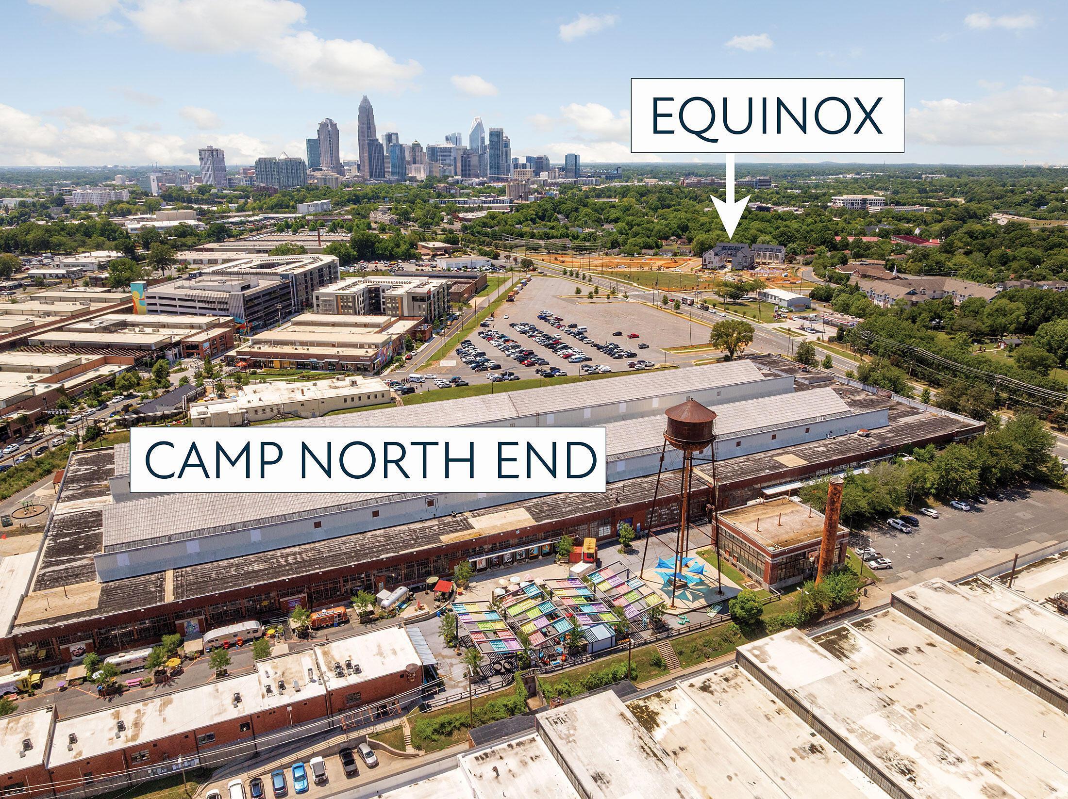 Equinox Townhomes near Camp North End