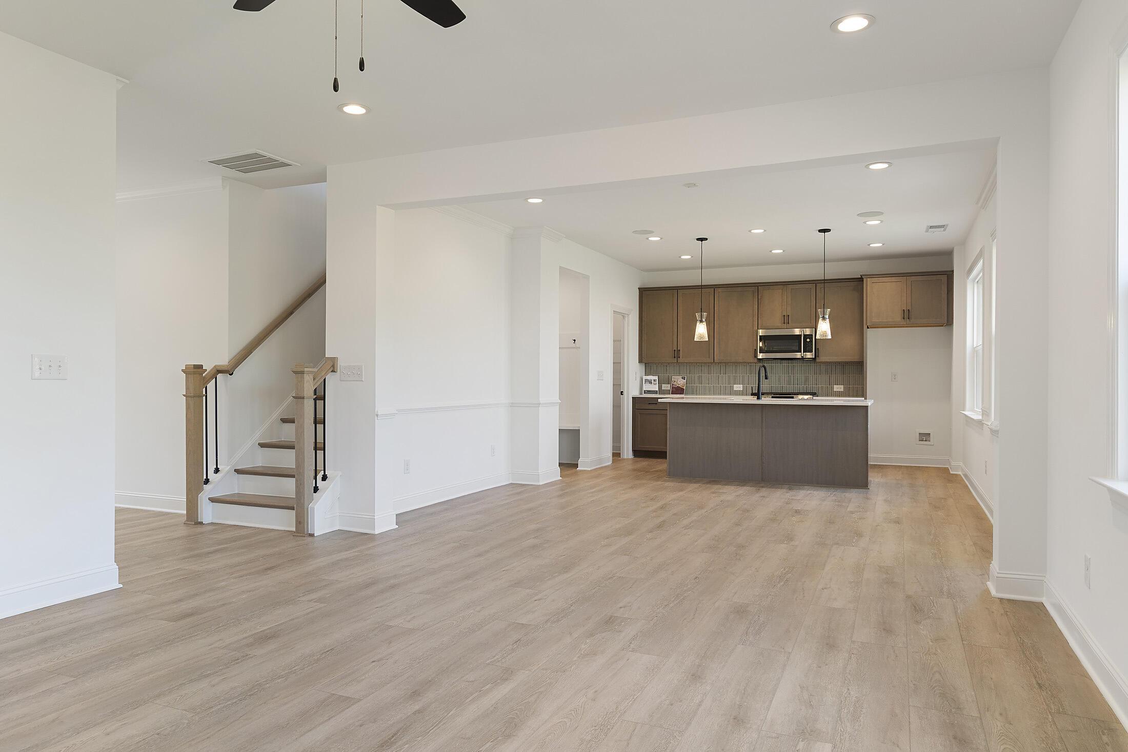 Family Room, Dining & Kitchen
