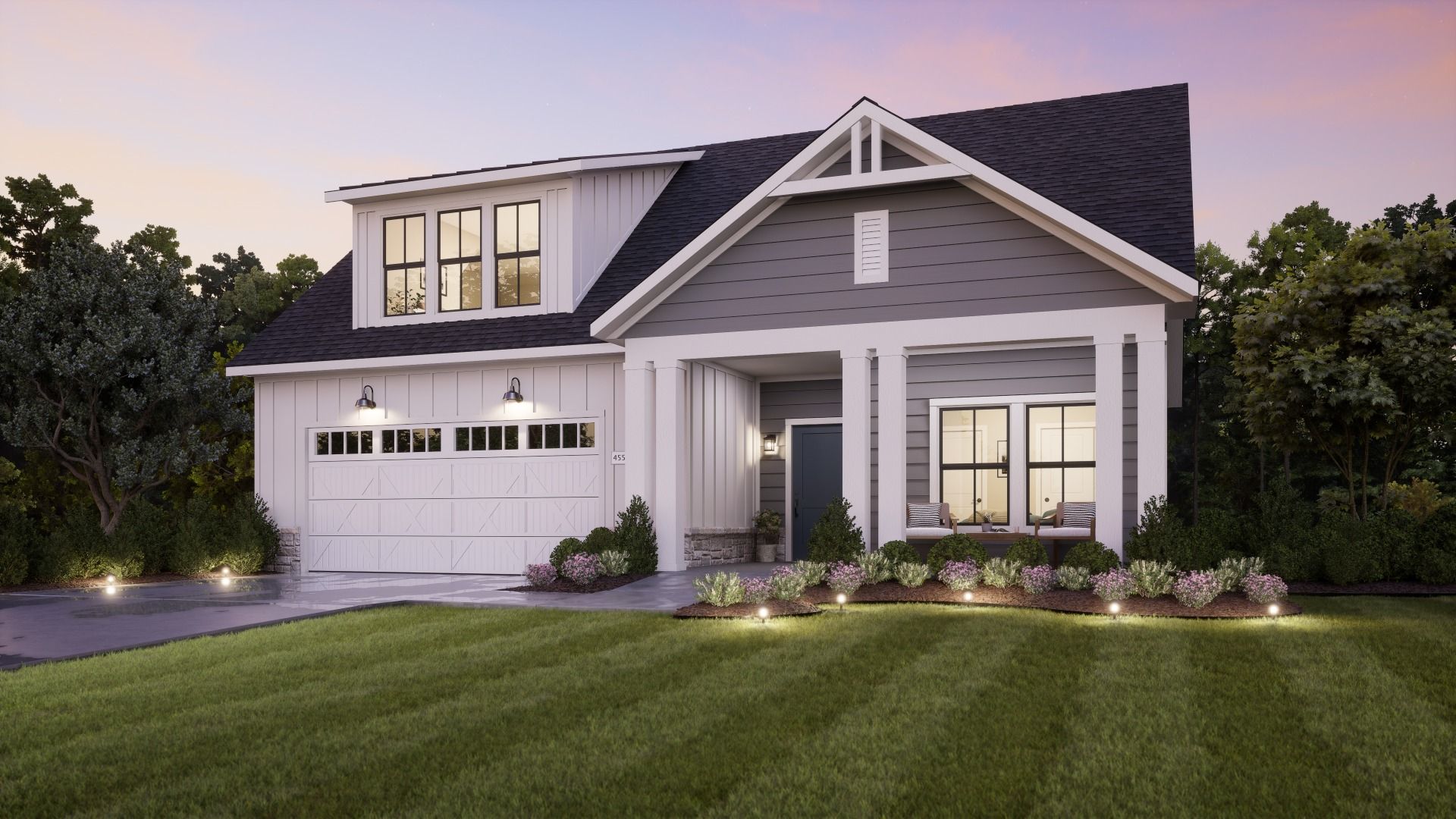 Promenade - The Courtyards at Evans Farm: Lewis Center, Ohio - Epcon Communities