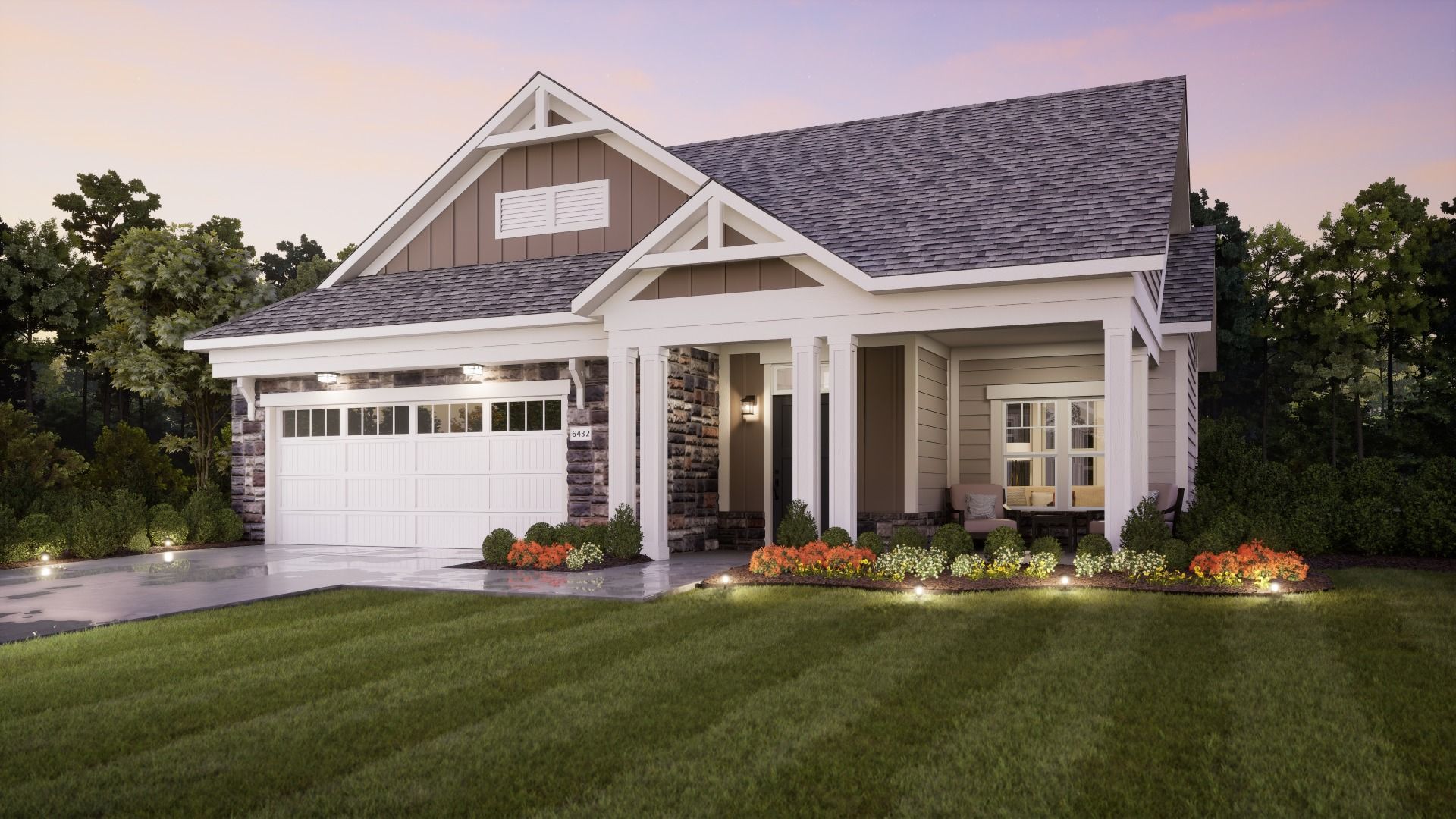 SINGLE FAMILY | Palazzo - The Courtyards at Harris Farm: Grove City, Ohio - Epcon Communities