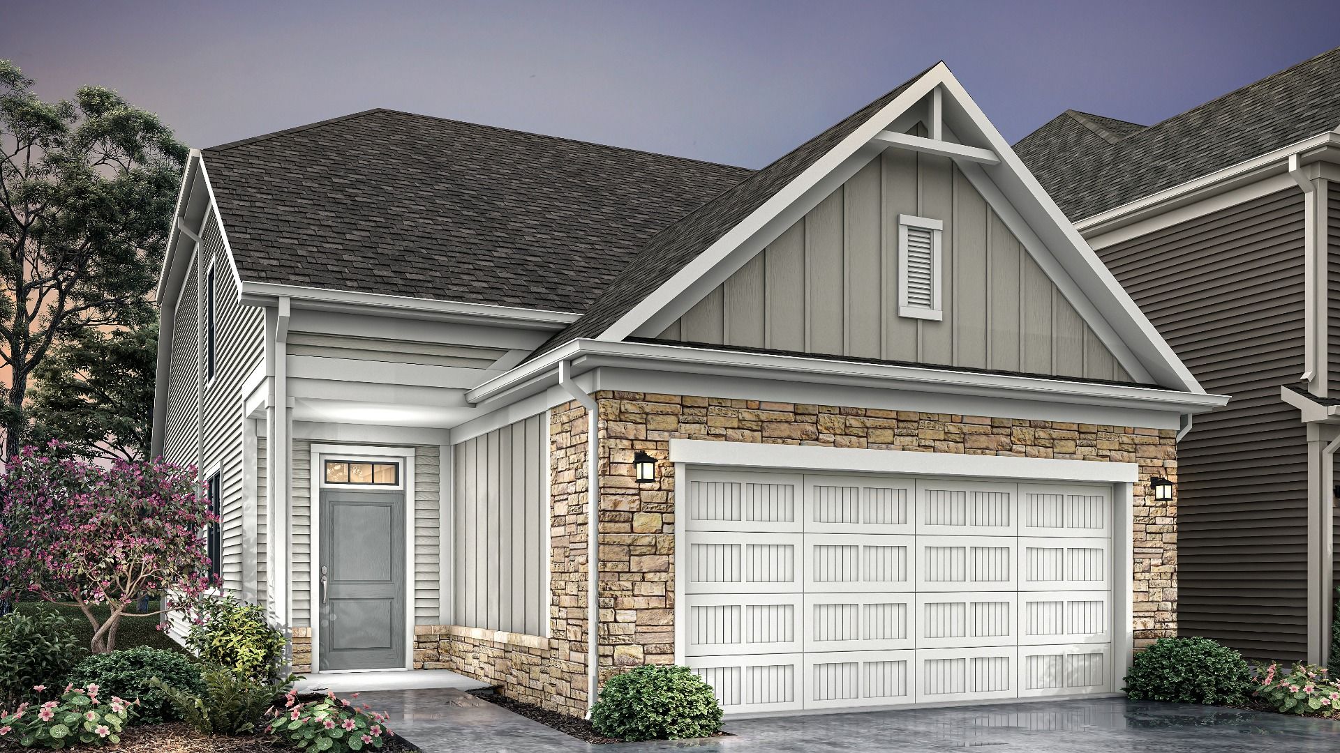 TOWNHOME | Cambridge - The Courtyards at Harris Farm: Grove City, Ohio - Epcon Communities