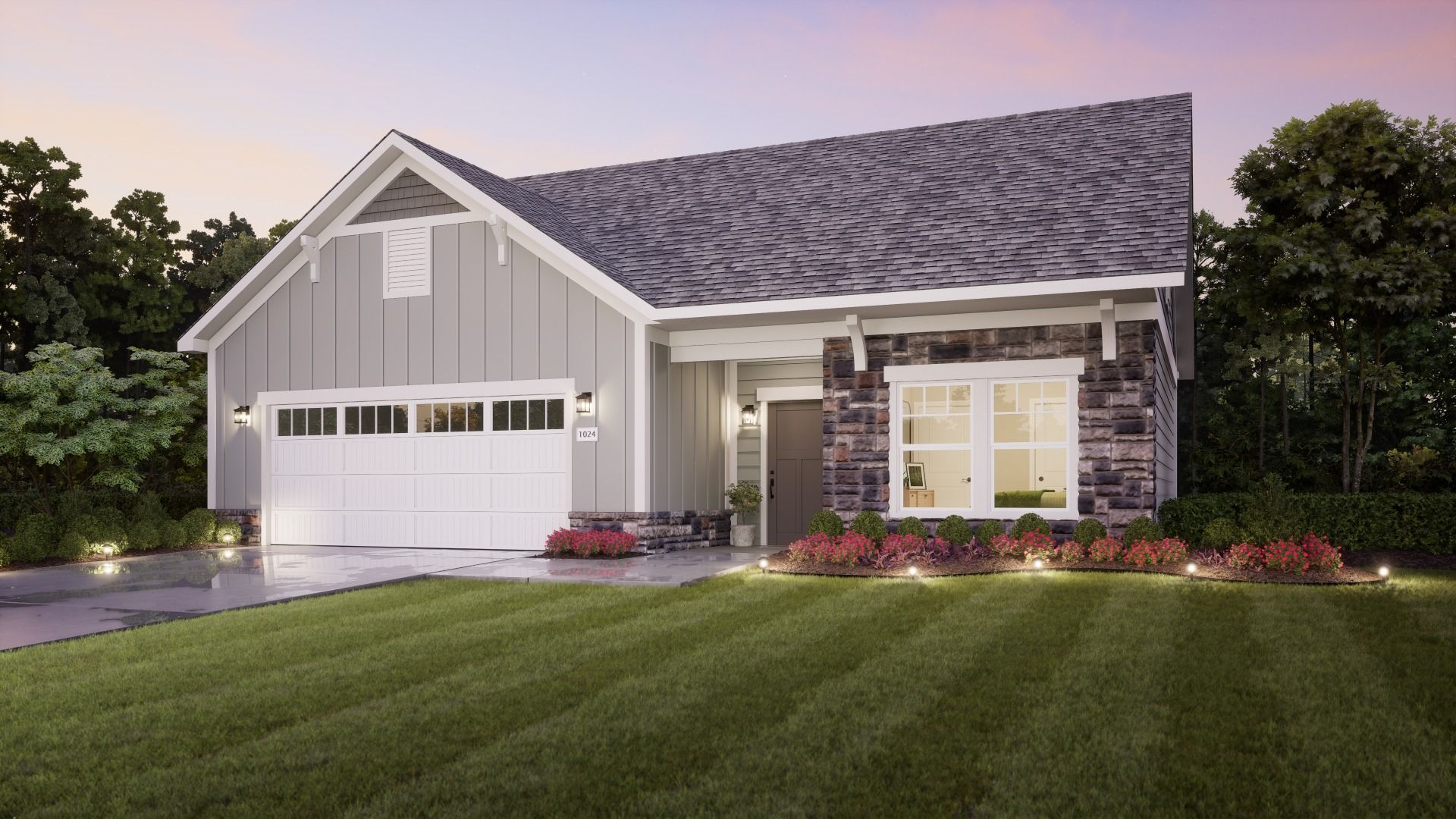 SINGLE FAMILY | Promenade - The Courtyards at Harris Farm: Grove City, Ohio - Epcon Communities