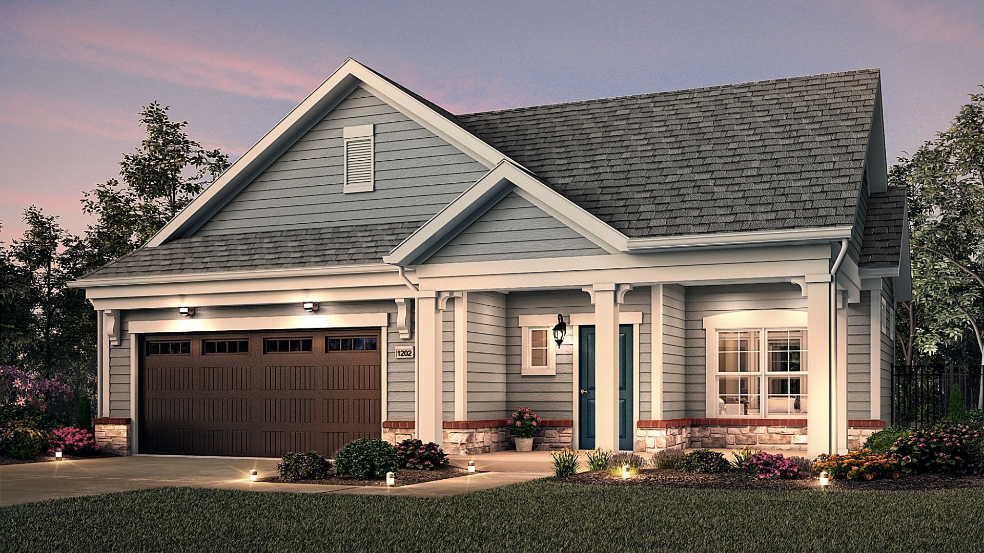 Palazzo - The Courtyards at Carr Farms: Hilliard, Ohio - Epcon Communities