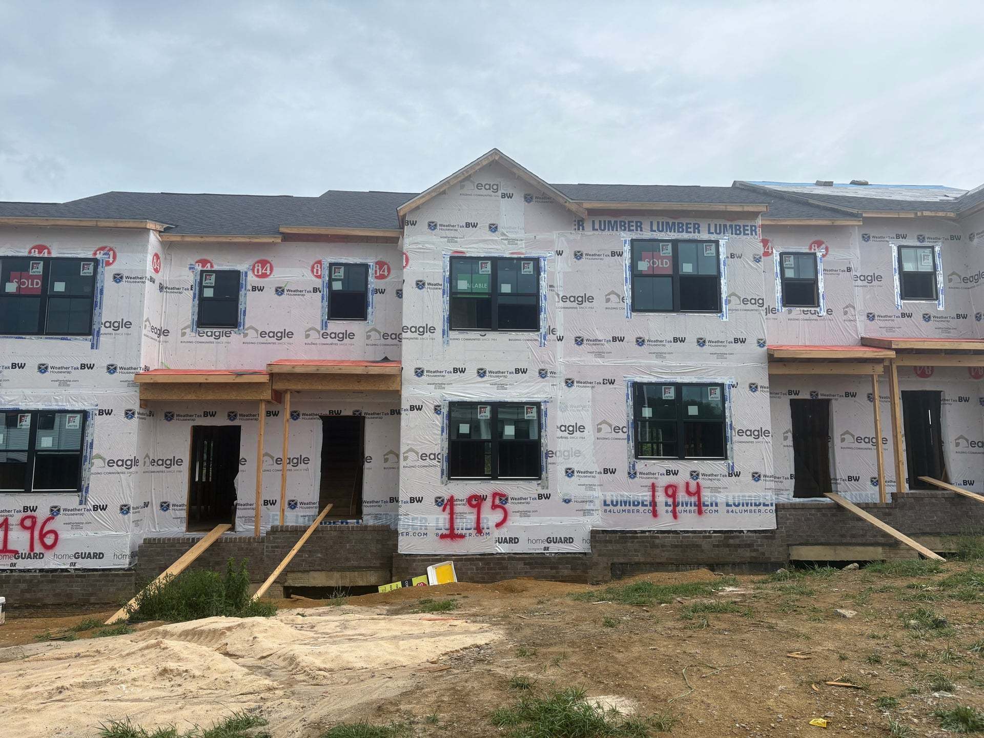 Highland with 2-Car Garage - The Preserve Townhomes: Blacksburg, Virginia - Eagle Construction of VA, LLC