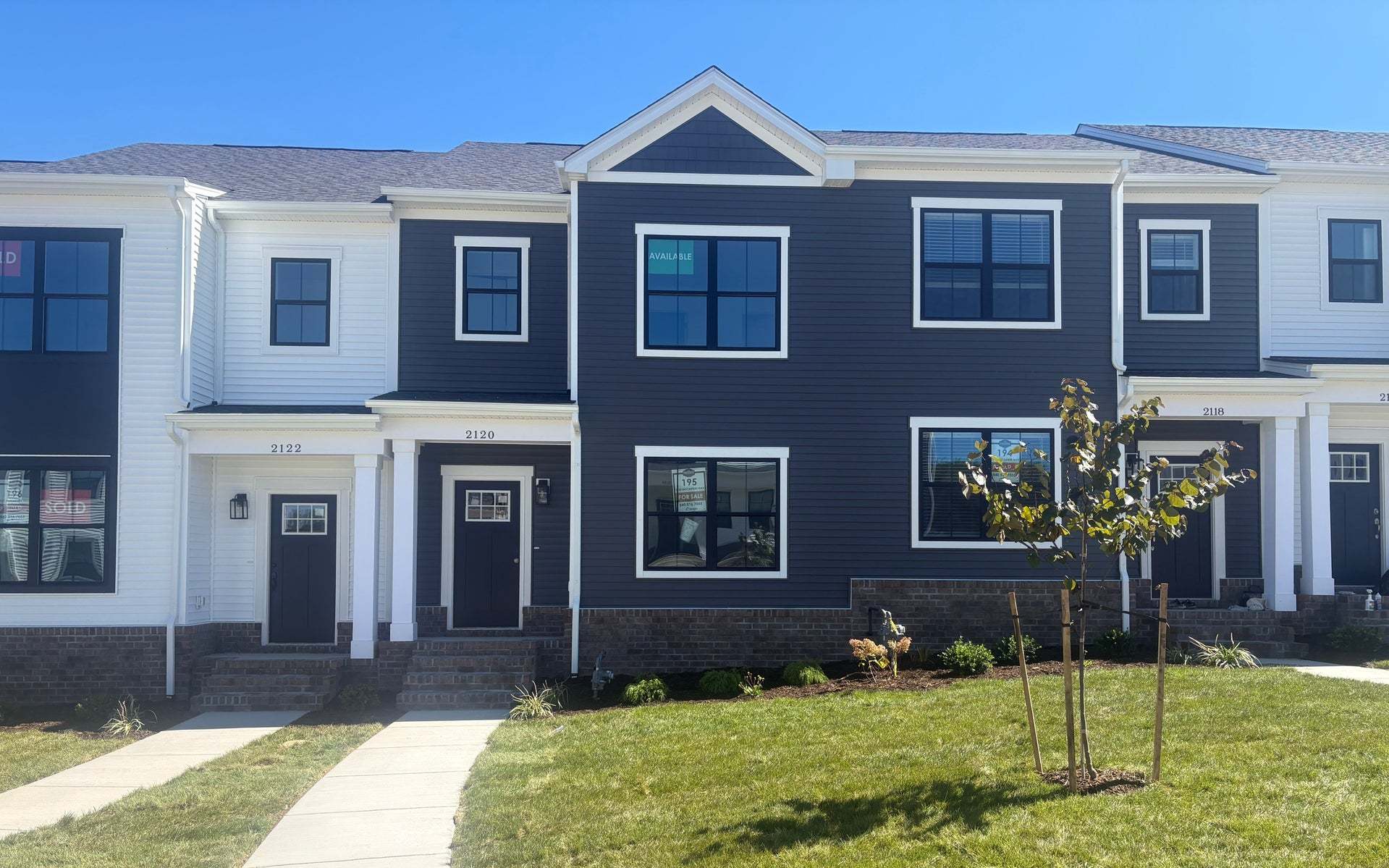 Highland with 2-Car Garage - The Preserve Townhomes: Blacksburg, Virginia - Eagle Construction of VA, LLC