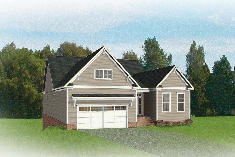 Fulton Terrace Plan at Readers Branch Single Family Homes in Manakin