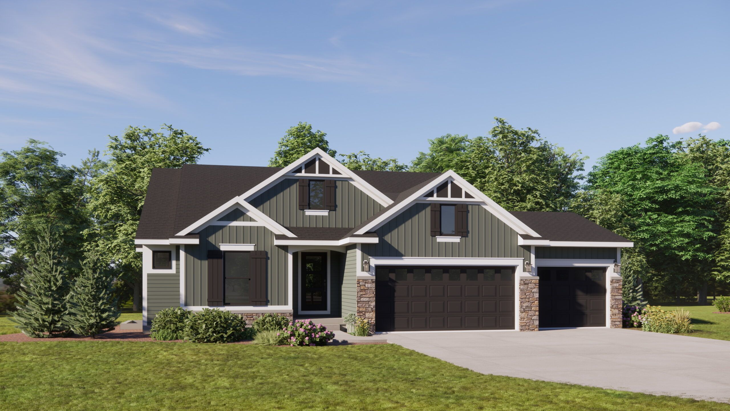 The Georgetown - Lowing Woods: Jenison, Michigan - Eastbrook Homes Inc.