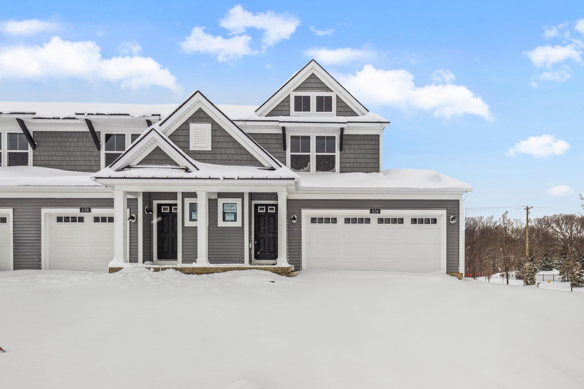 The Cora Townhome - Cooks Crossing: Byron Center, Michigan - Eastbrook Homes Inc.