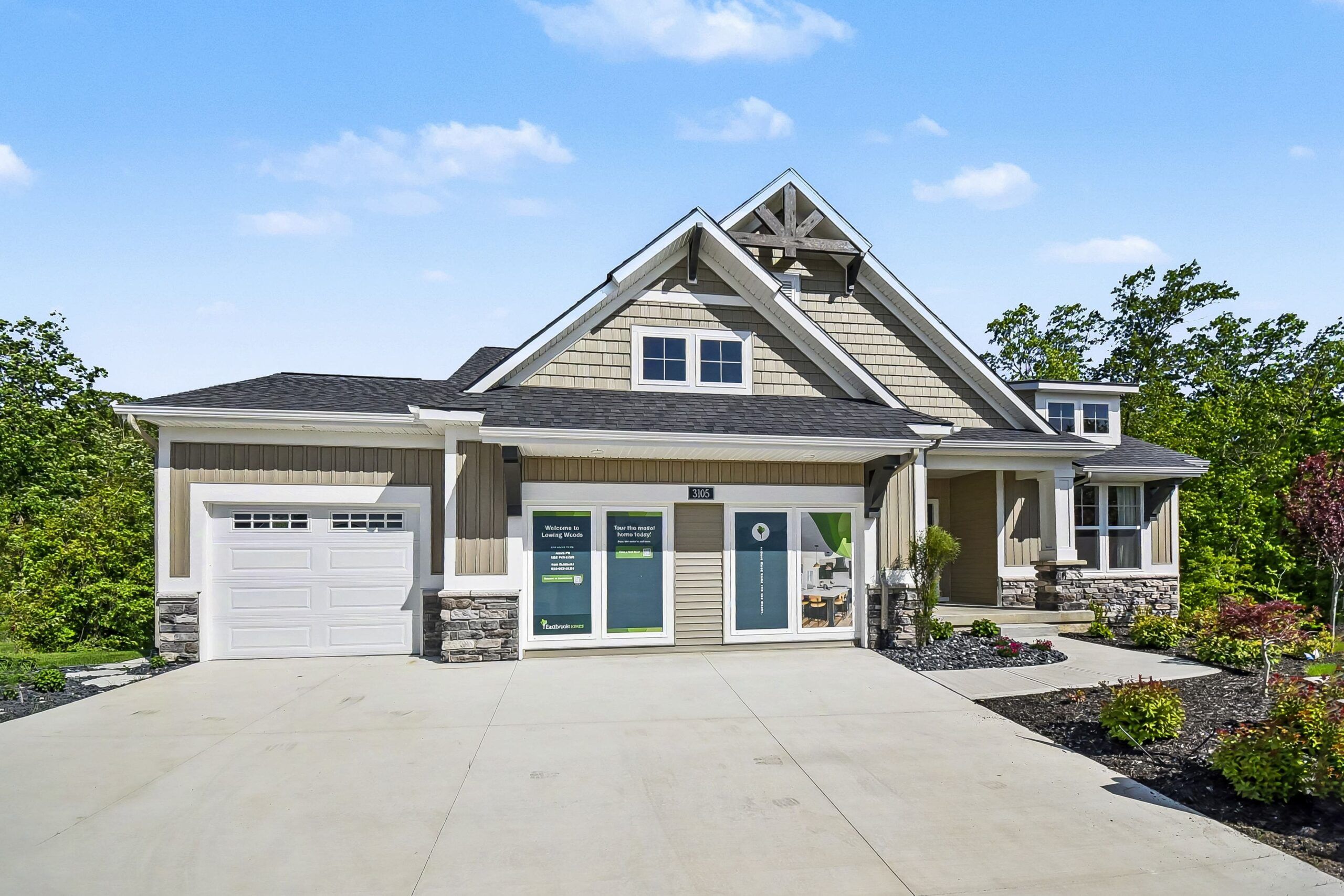Lowing Woods por Eastbrook Homes Inc. en Grand Rapids Michigan
