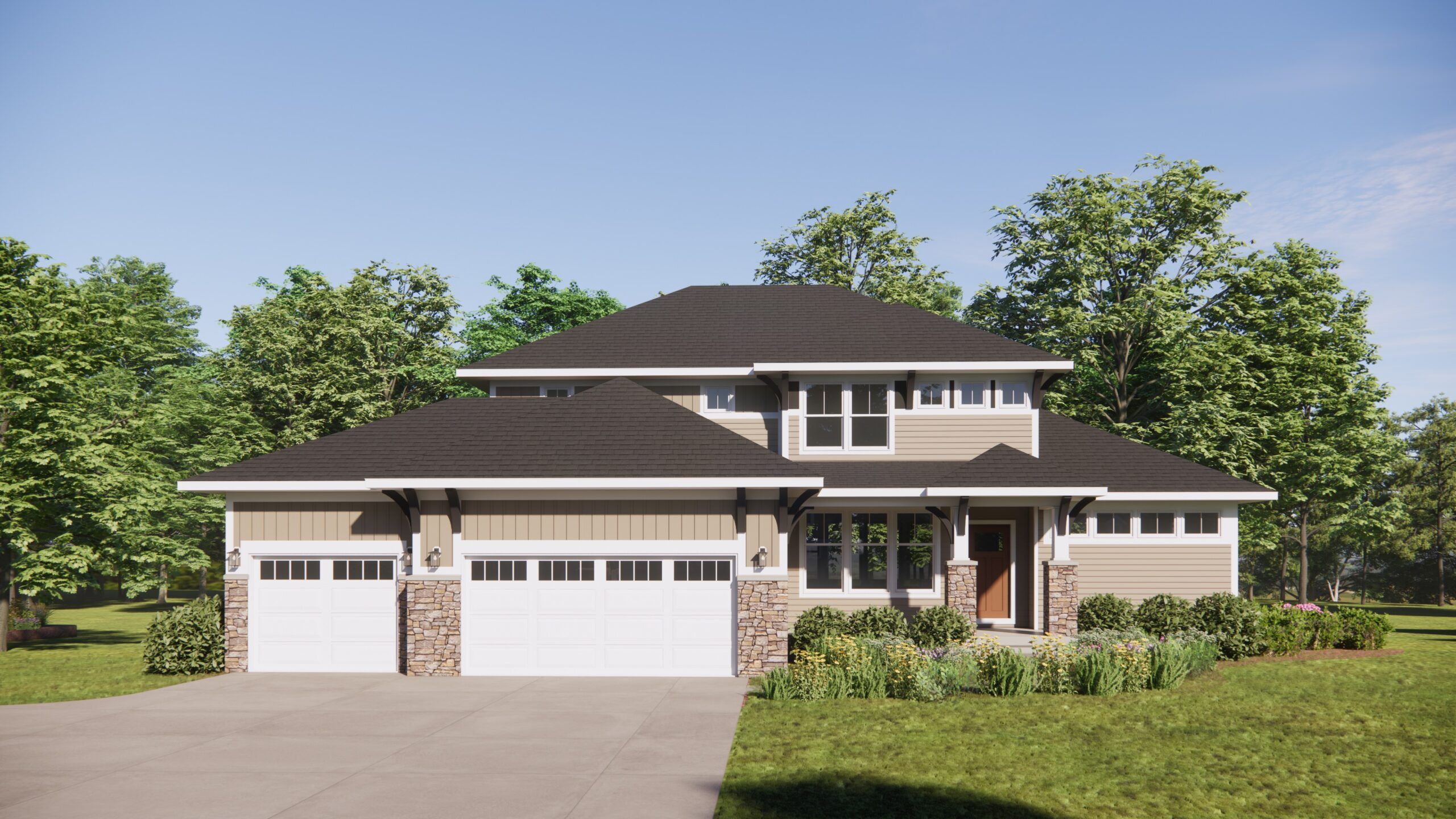 The Hearthside - Kingfisher Estates: Spring Lake, Michigan - Eastbrook Homes Inc.