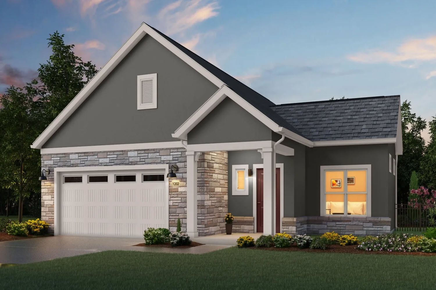 Palazzo Plan at The Courtyards at Lupton Village in Fort Lupton, CO by